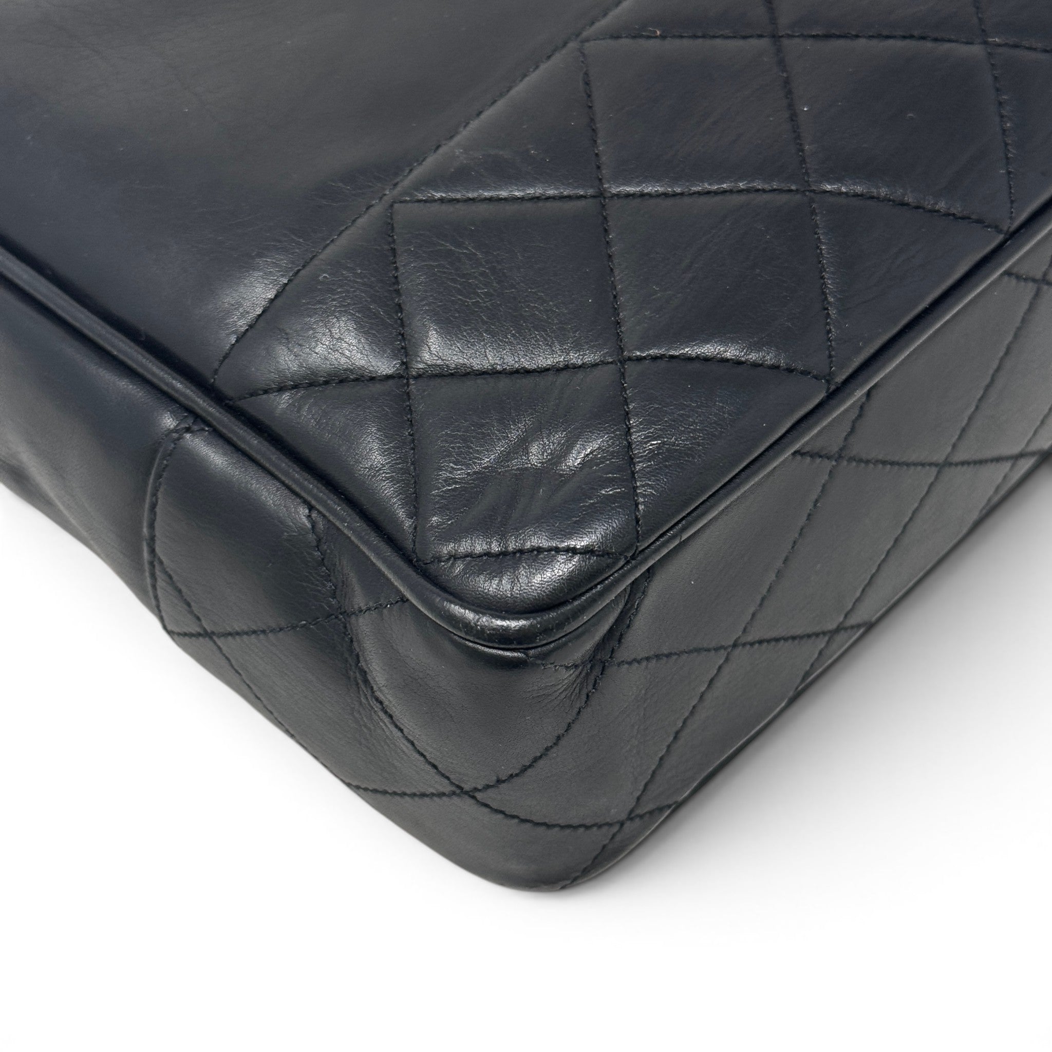 Chanel Black Vintage Timeless Chain Tote