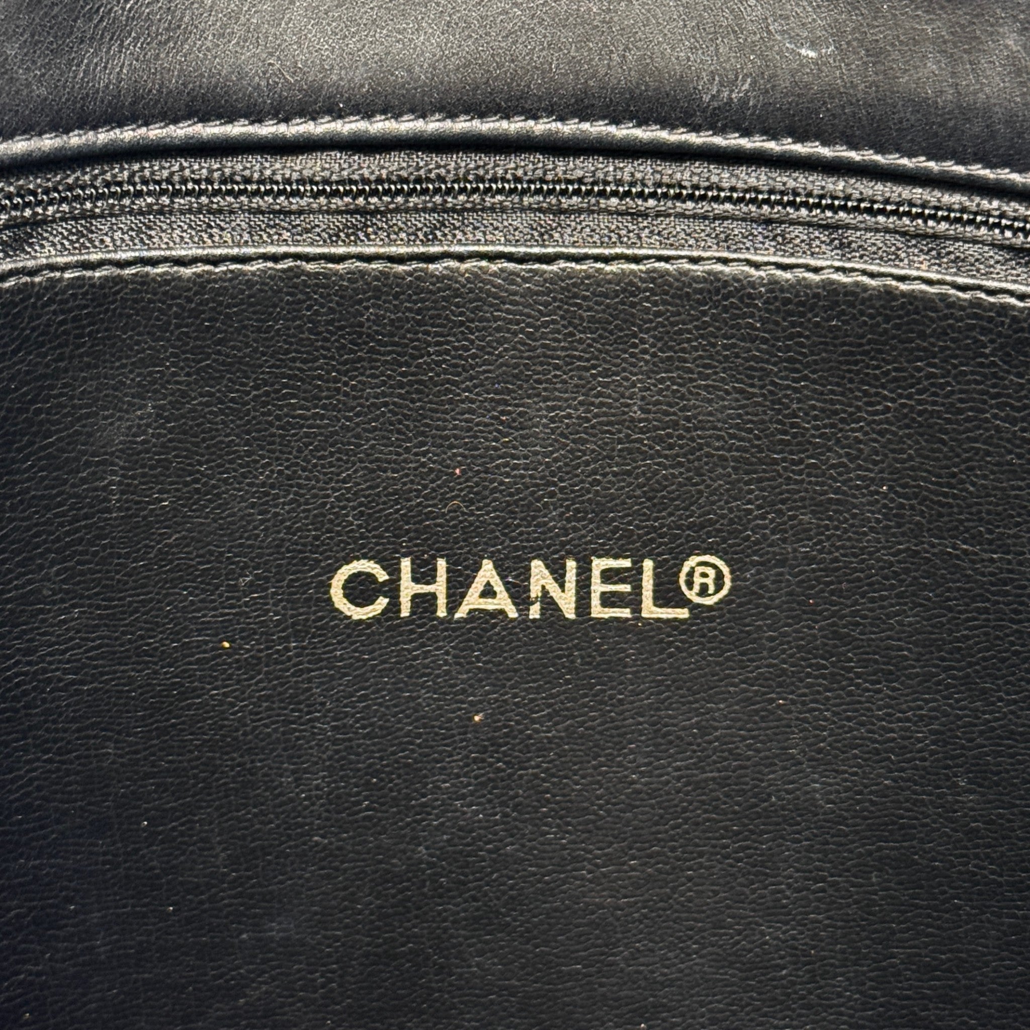 Chanel Black Vintage Timeless Chain Tote