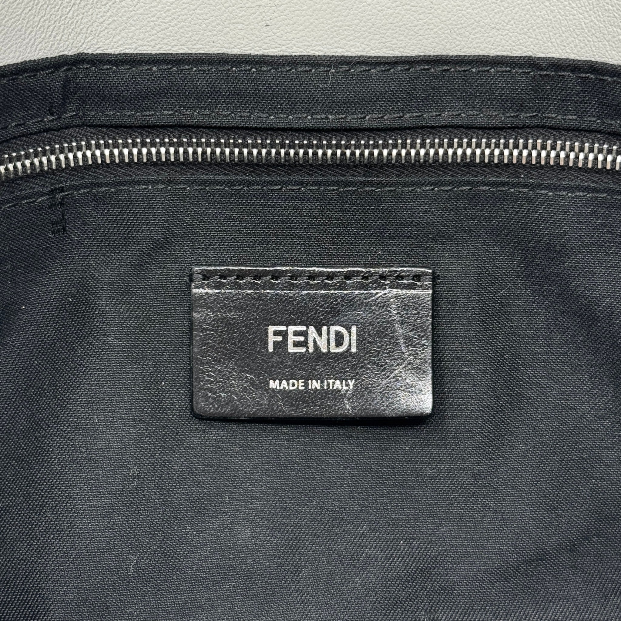 Fendi White Small Baguette Bag