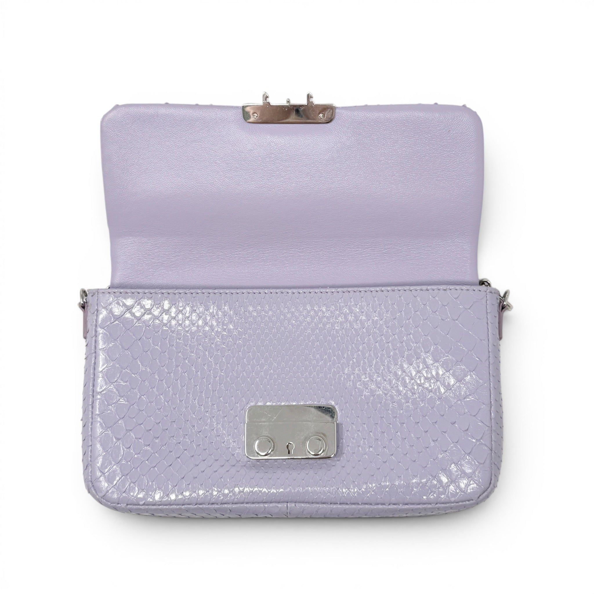 Dior Purple Python Miss Dior Promenade Bag
