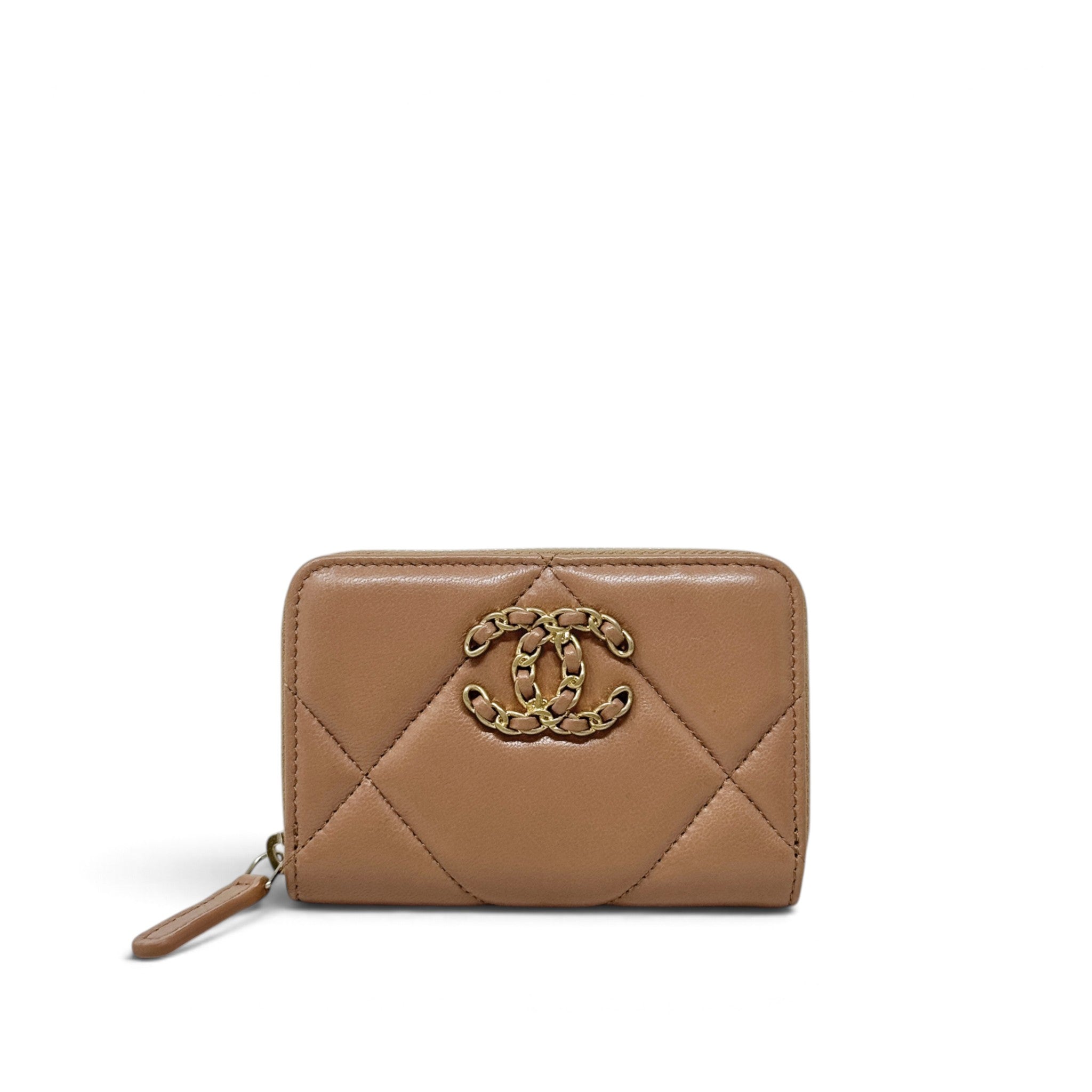 Chanel Caramel 19 Zippy Coin Purse