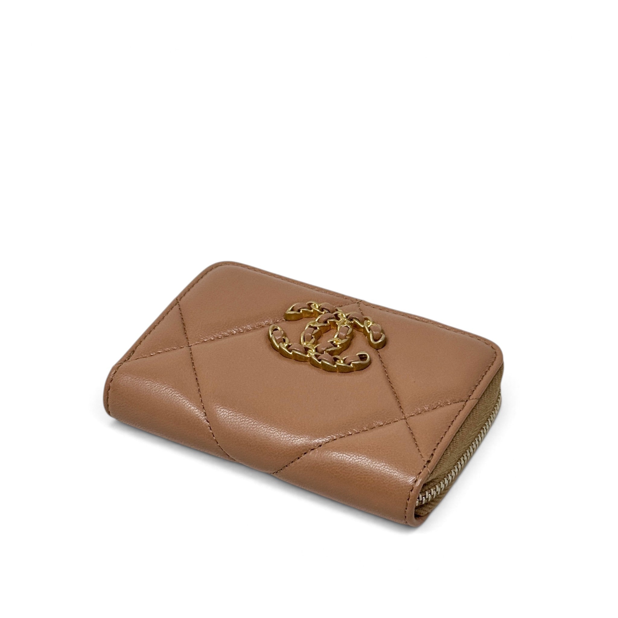 Chanel Caramel 19 Zippy Coin Purse