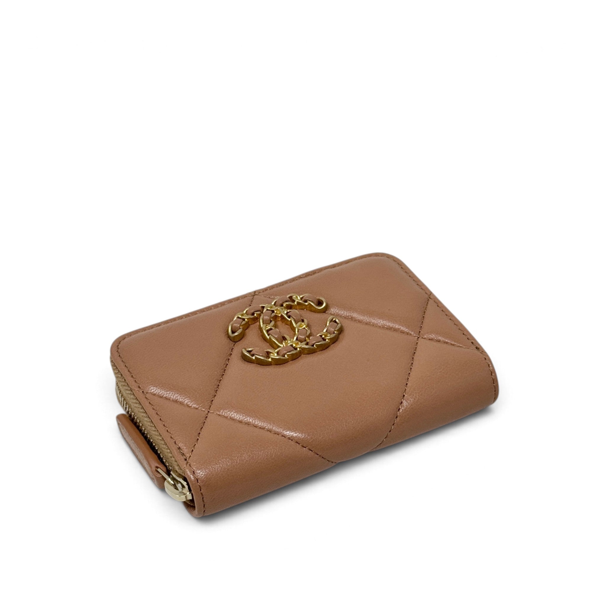 Chanel Caramel 19 Zippy Coin Purse