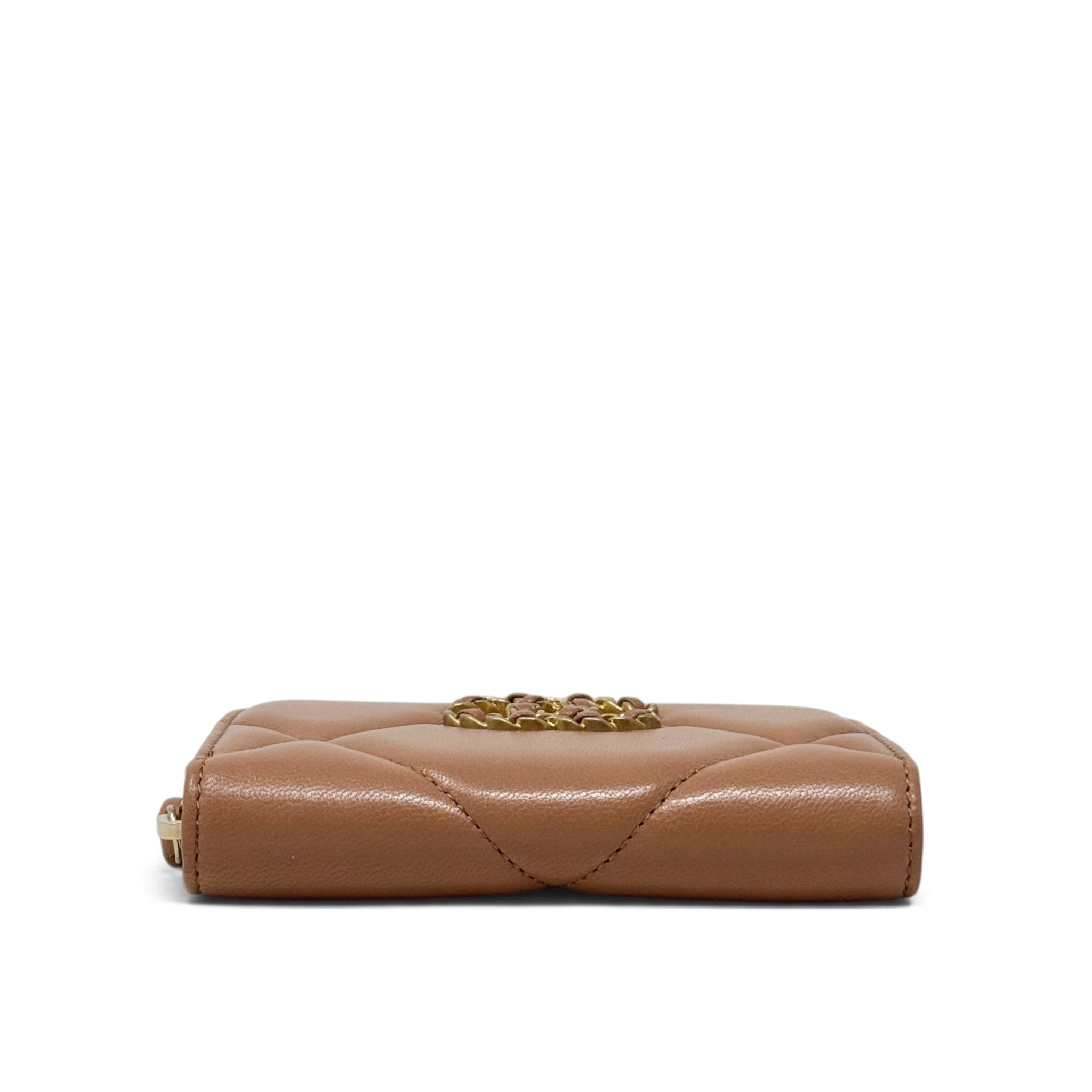 Chanel Caramel 19 Zippy Coin Purse