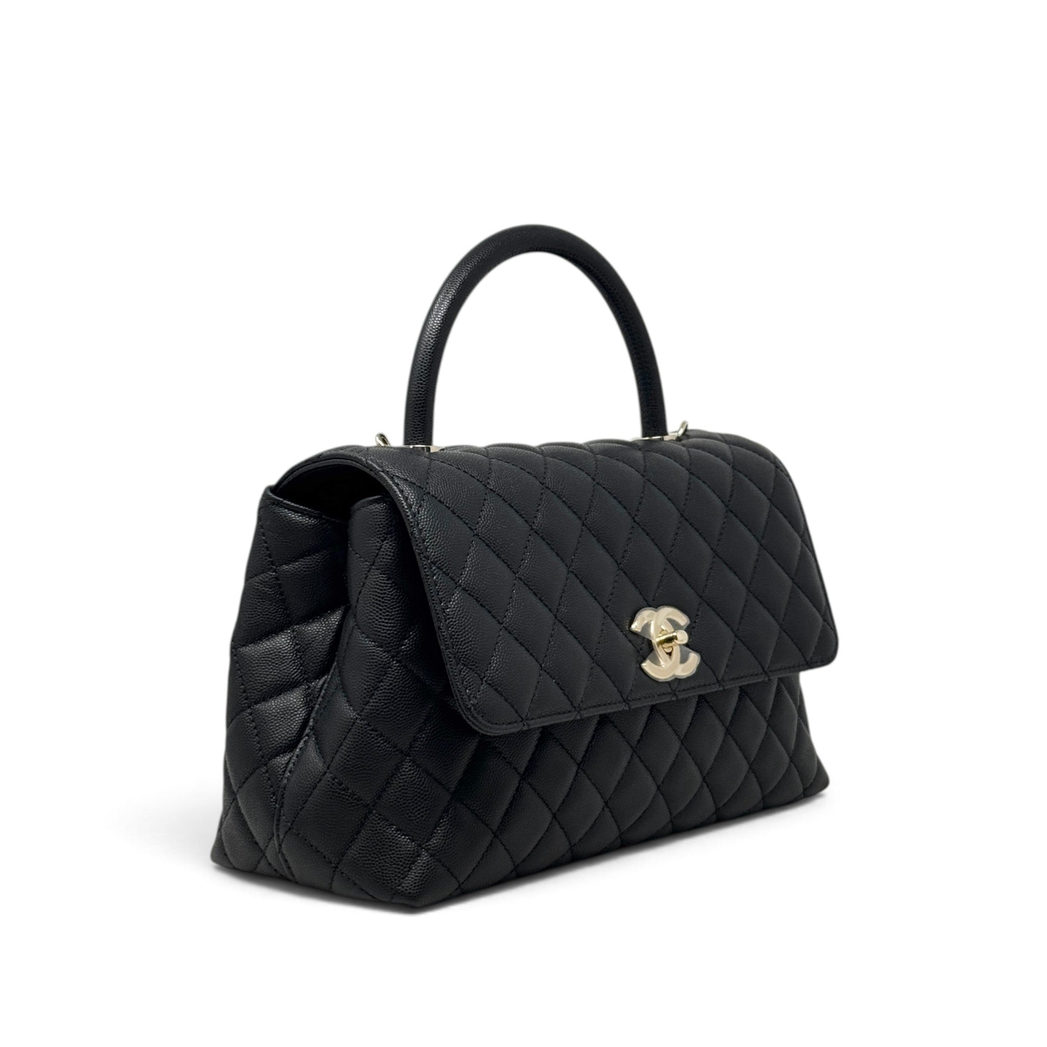 Chanel Black Medium Coco Handle