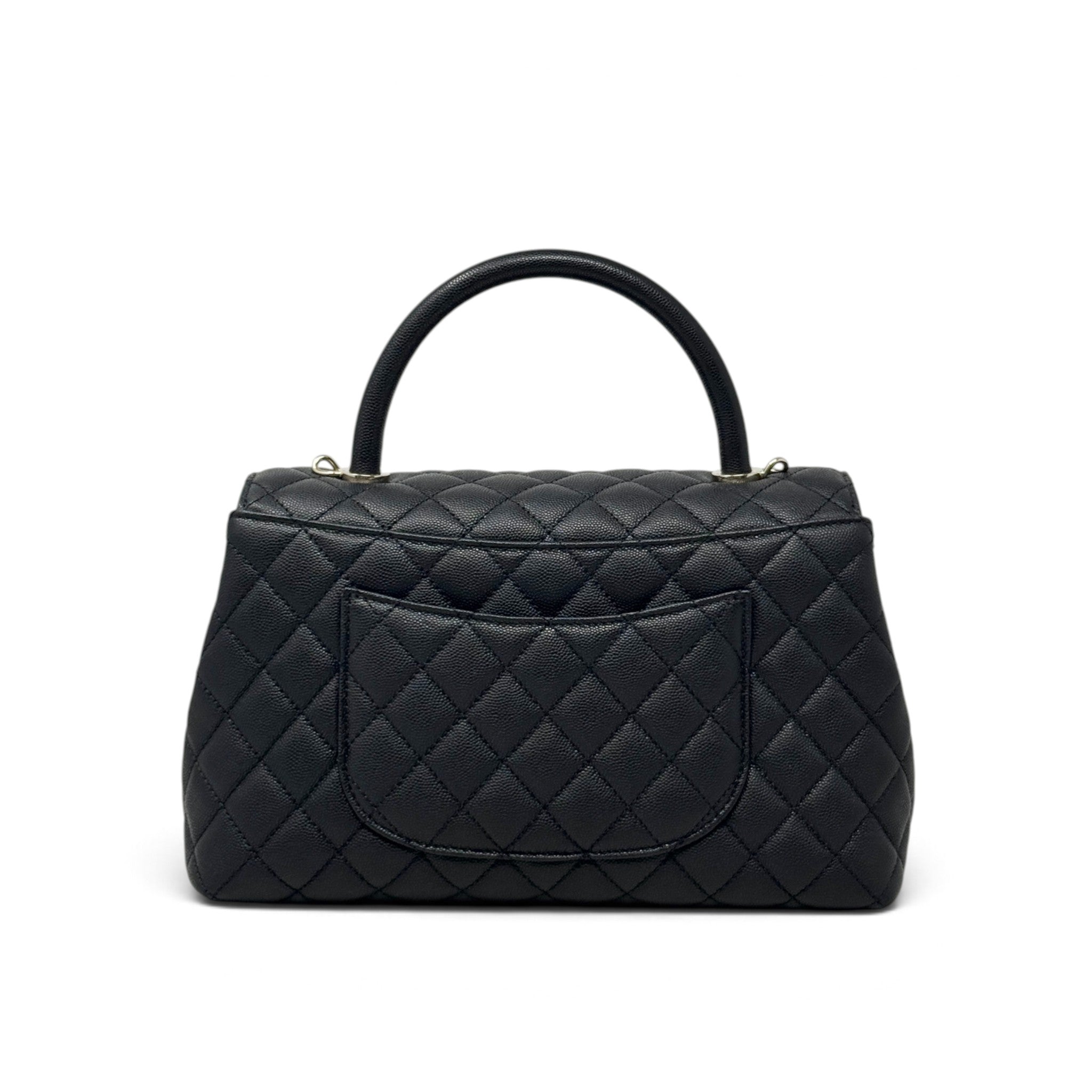 Chanel Black Medium Coco Handle
