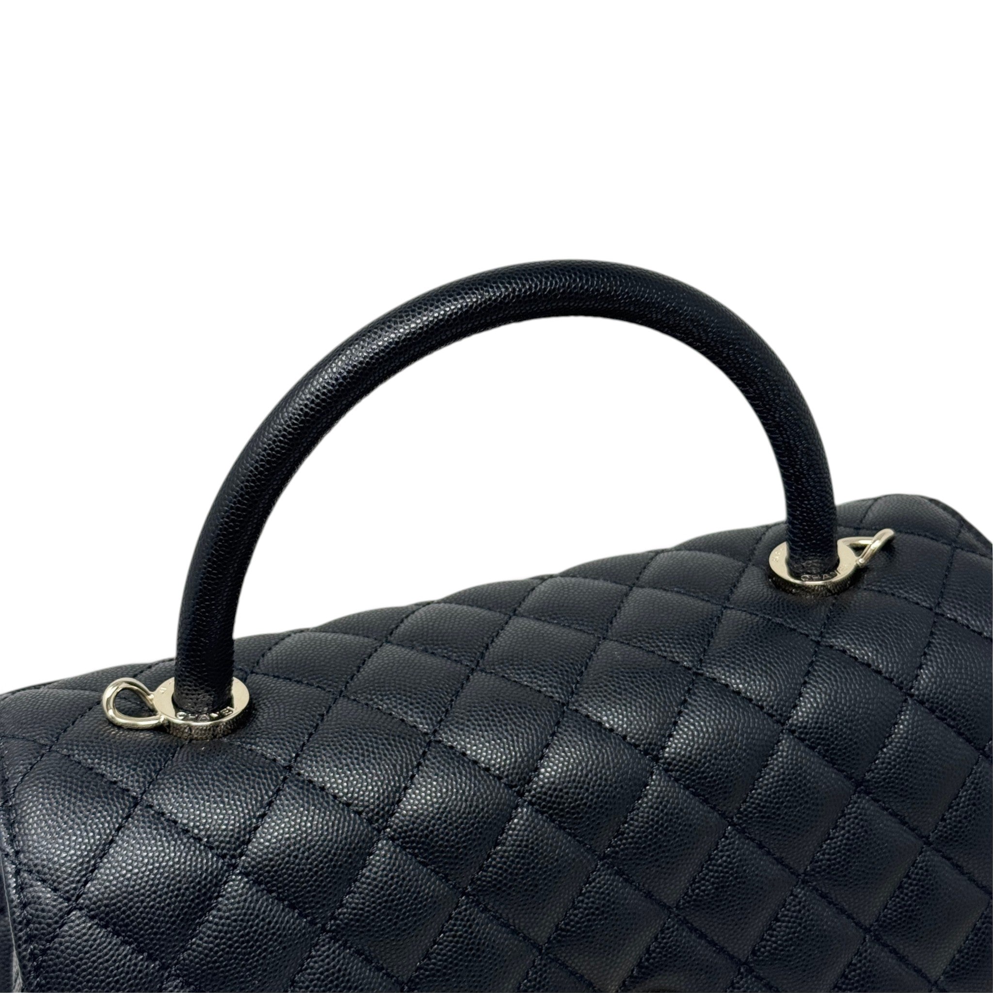 Chanel Black Medium Coco Handle