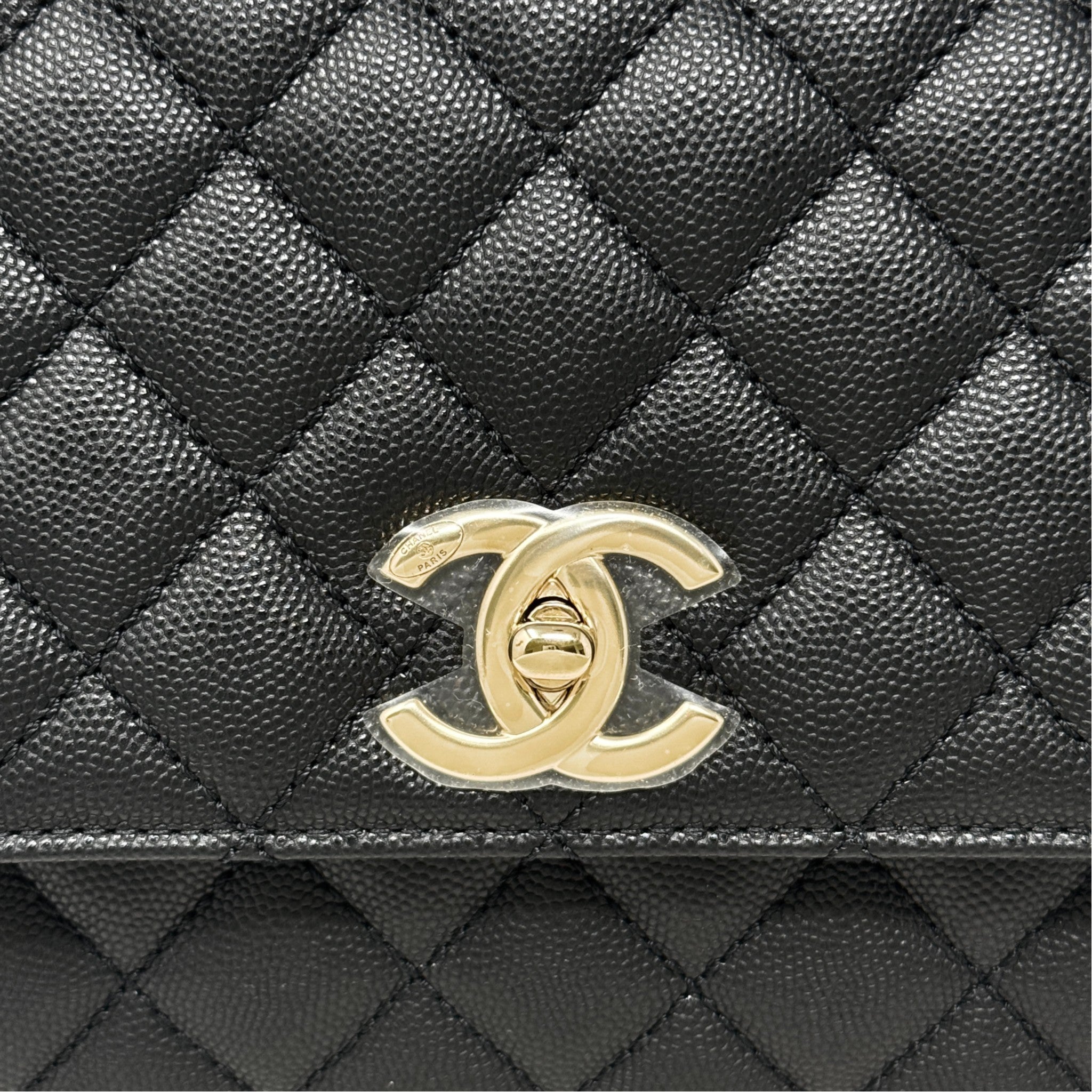 Chanel Black Medium Coco Handle