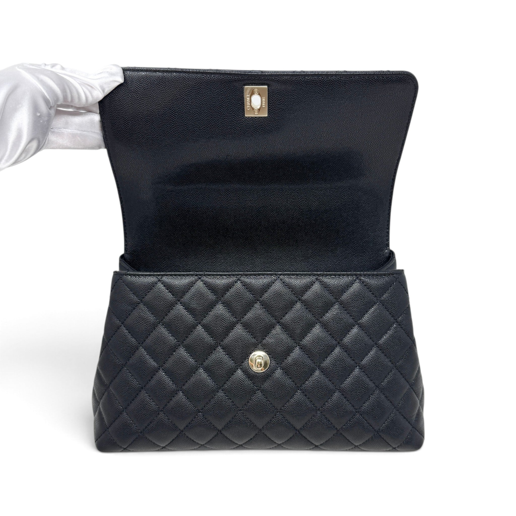 Chanel Black Medium Coco Handle