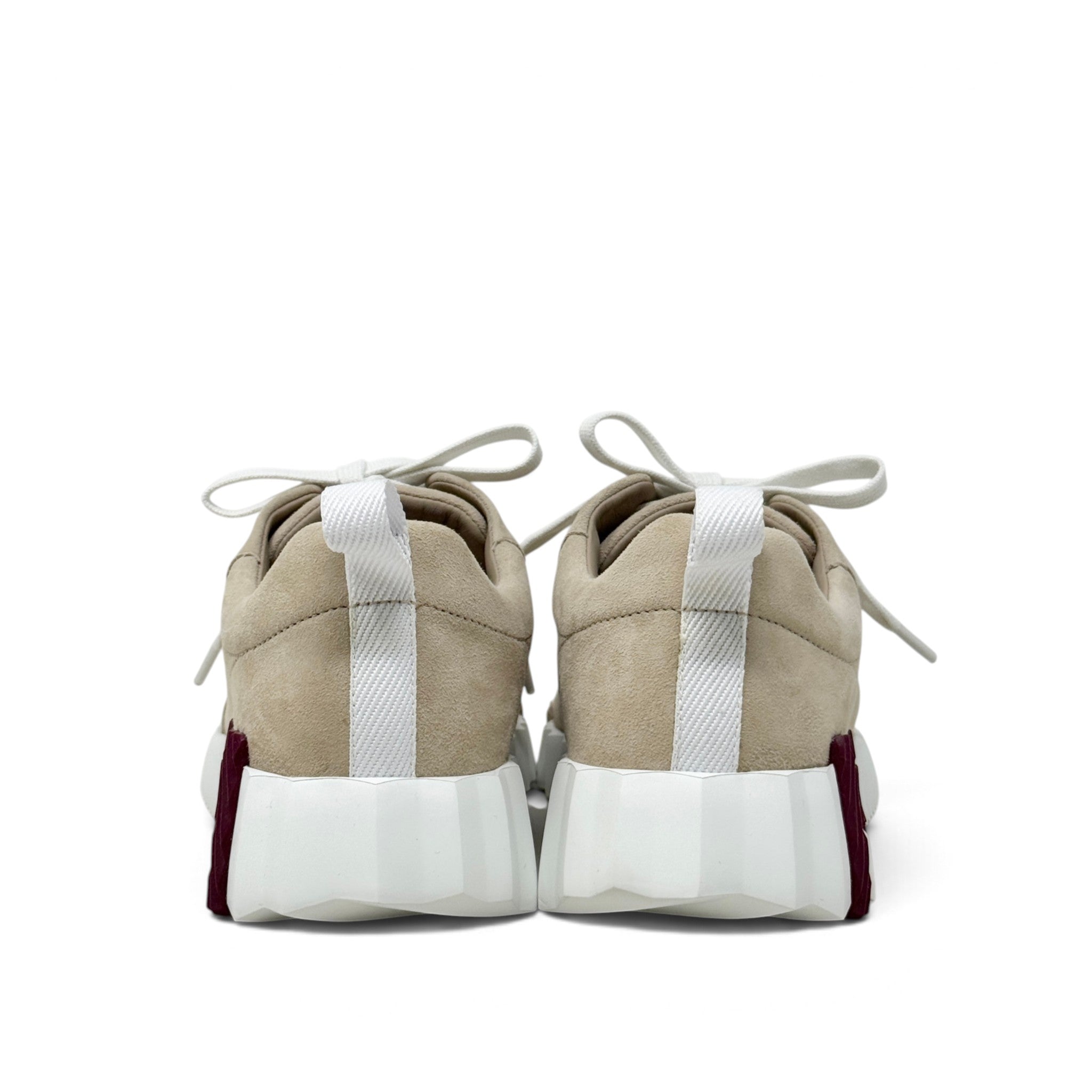 Hermes Beige Bouncing Sneakers 36