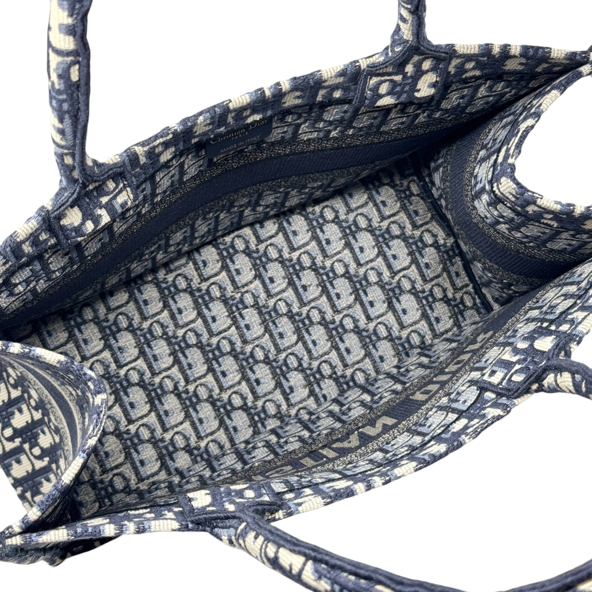 Dior Blue Oblique Medium Book Tote