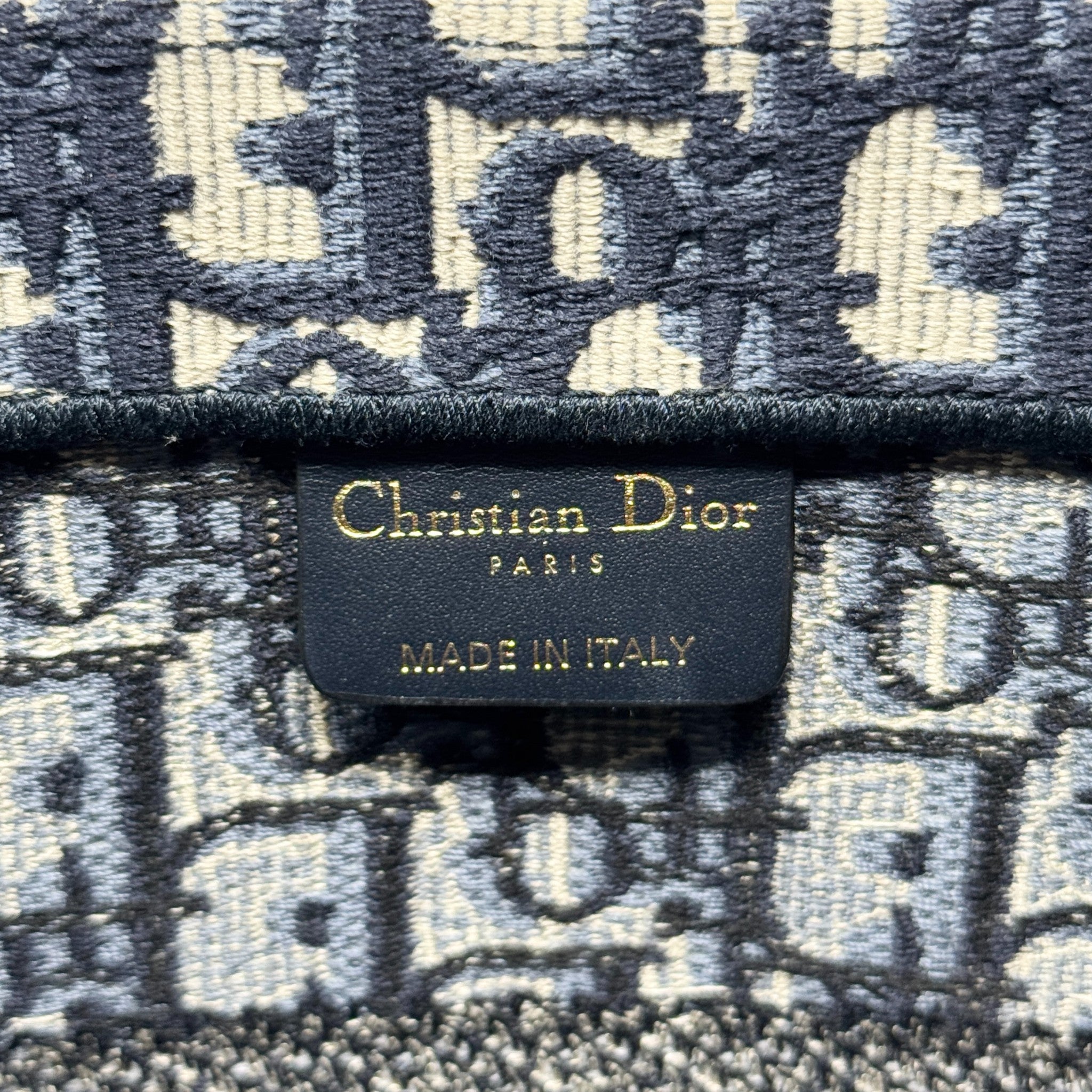 Dior Blue Oblique Medium Book Tote