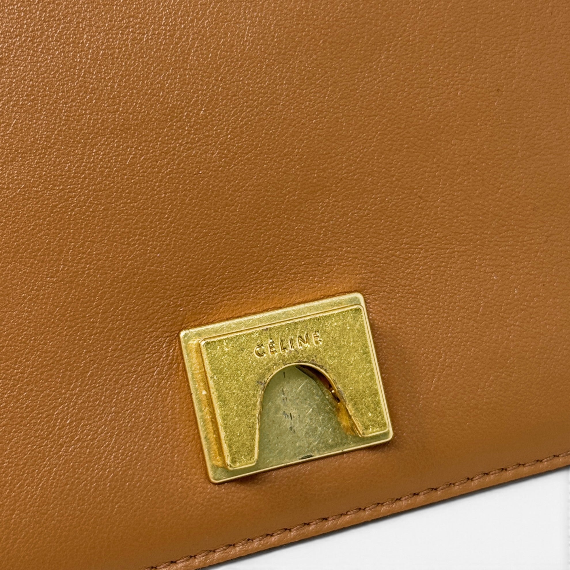 Celine Brown Medium Frame Bag