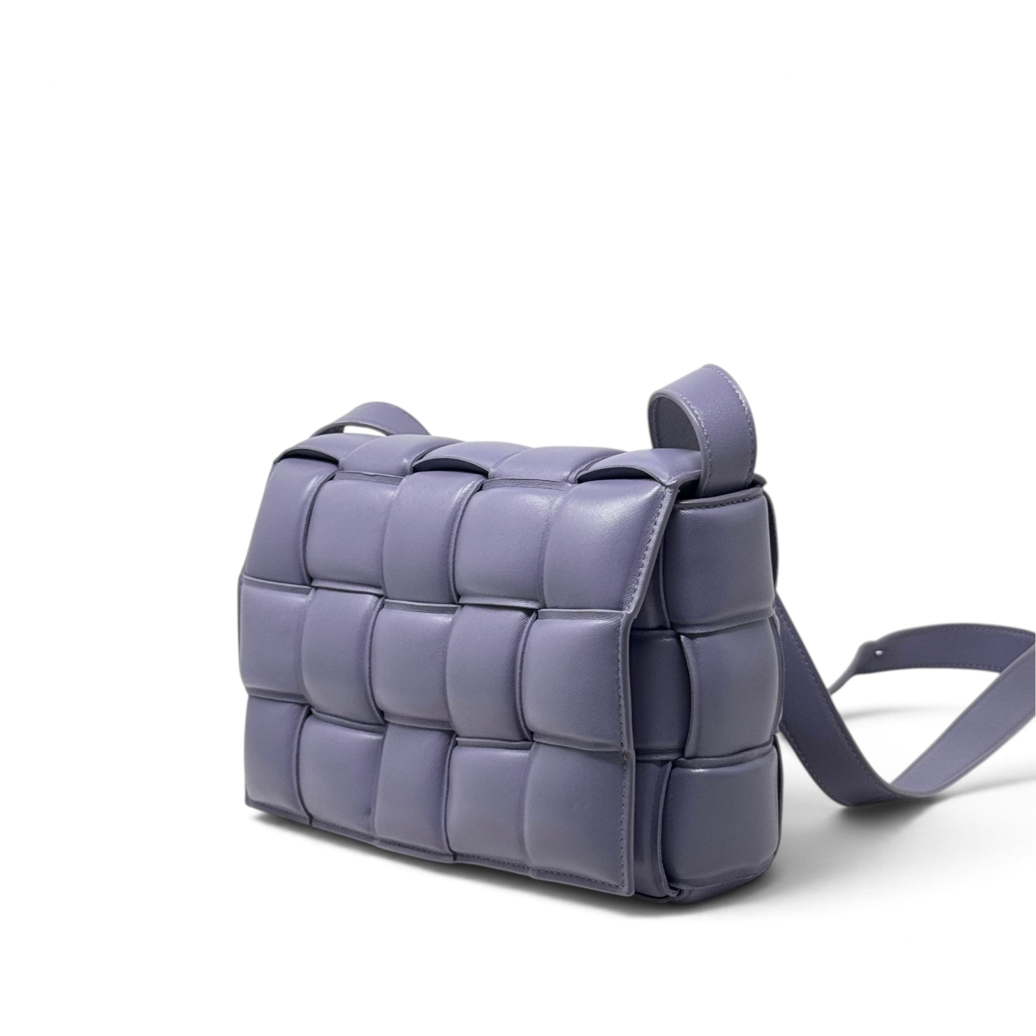 Bottega Veneta Purple Padded Cassette Bag