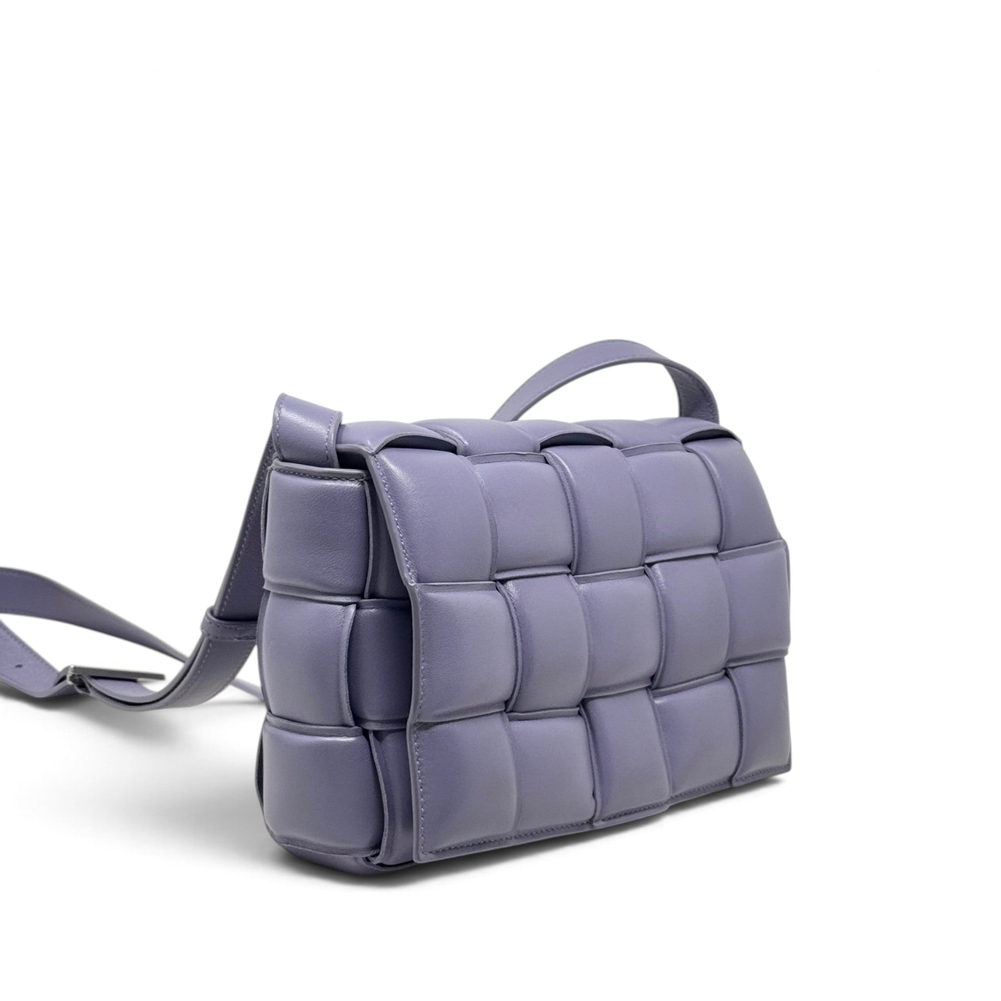 Bottega Veneta Purple Padded Cassette Bag