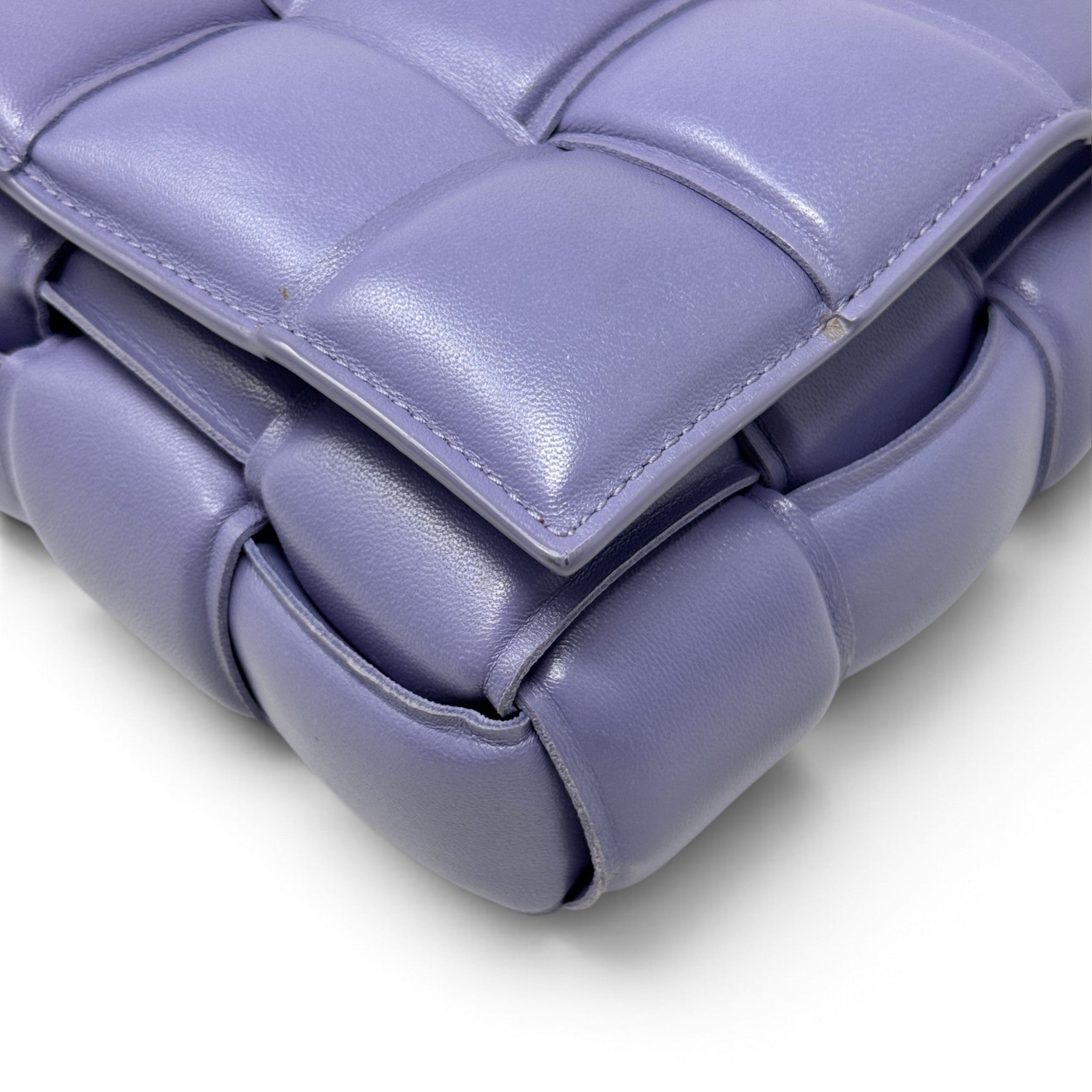 Bottega Veneta Purple Padded Cassette Bag