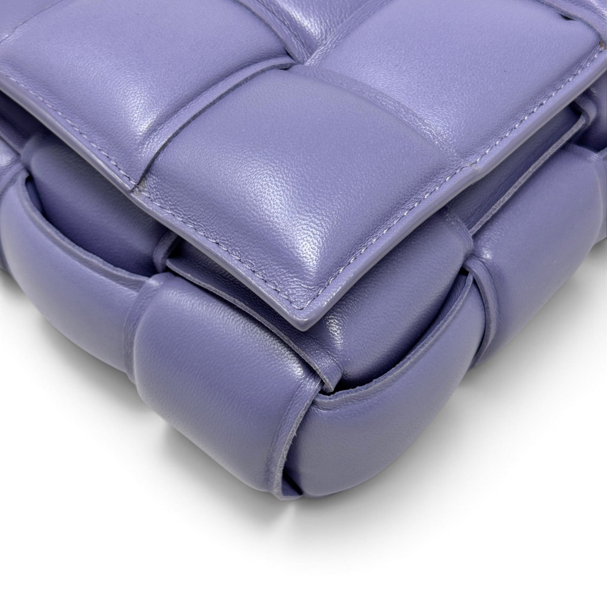 Bottega Veneta Purple Padded Cassette Bag
