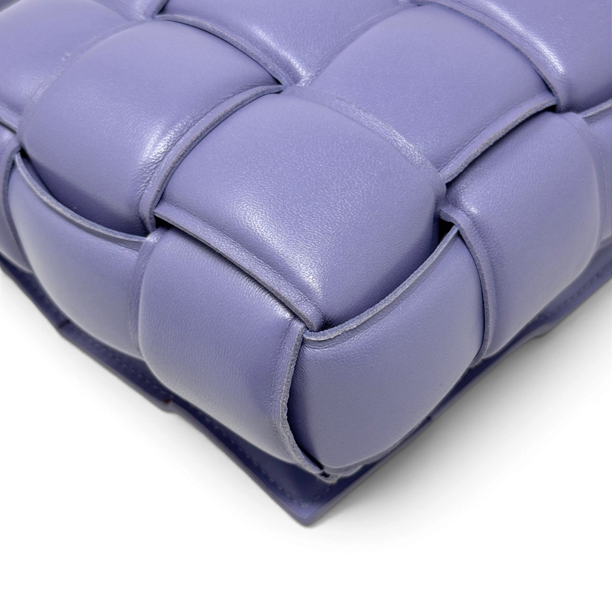 Bottega Veneta Purple Padded Cassette Bag