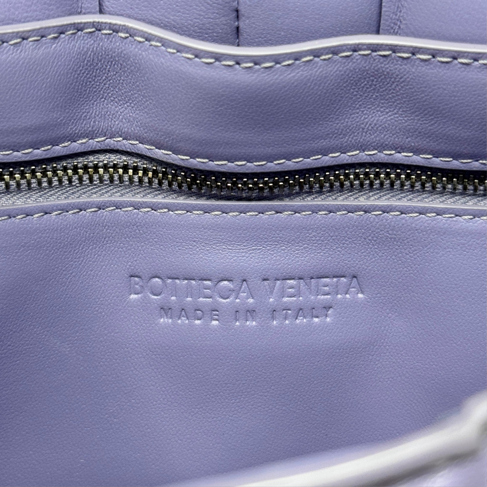 Bottega Veneta Purple Padded Cassette Bag