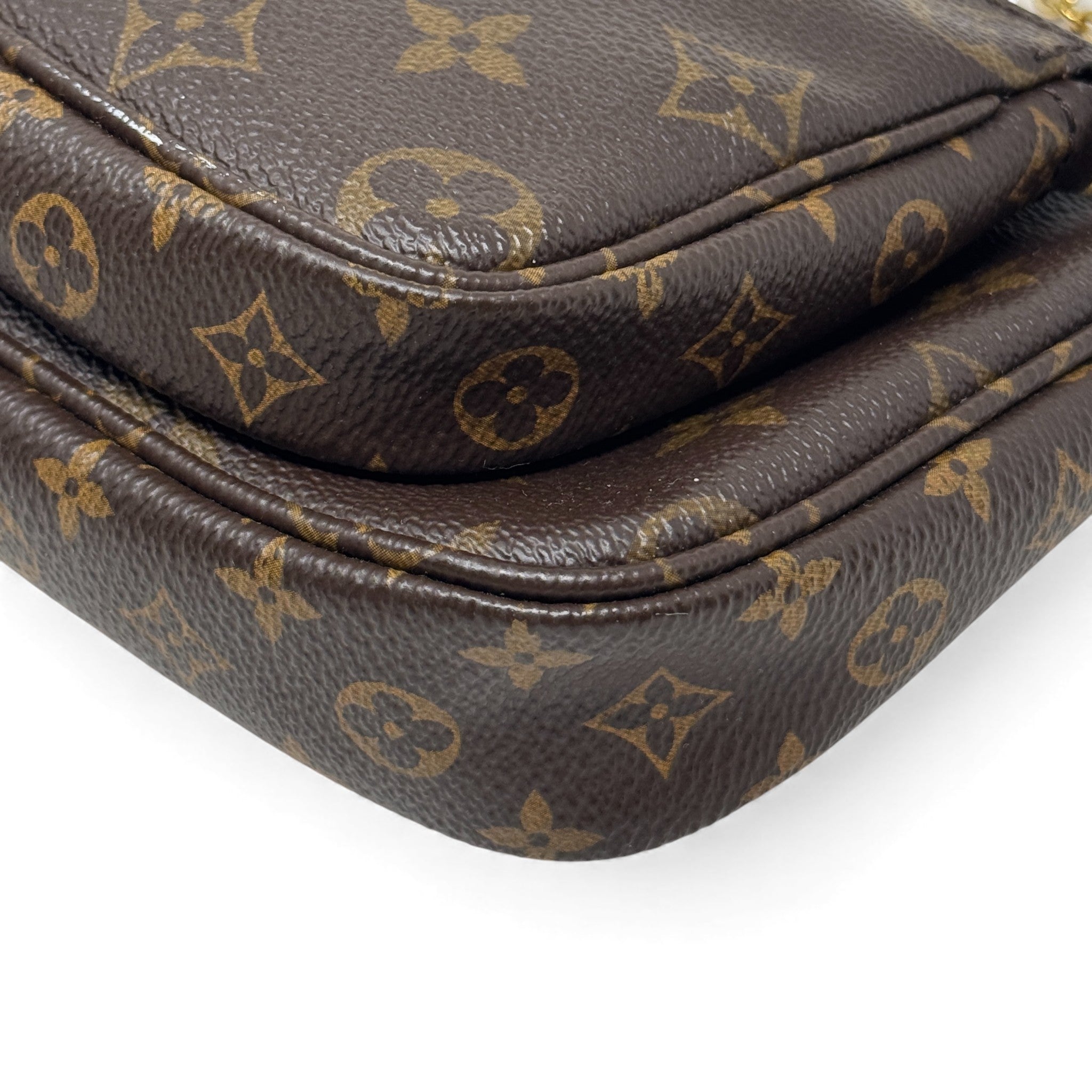 Louis Vuitton Khaki Monogram Multi Pochette