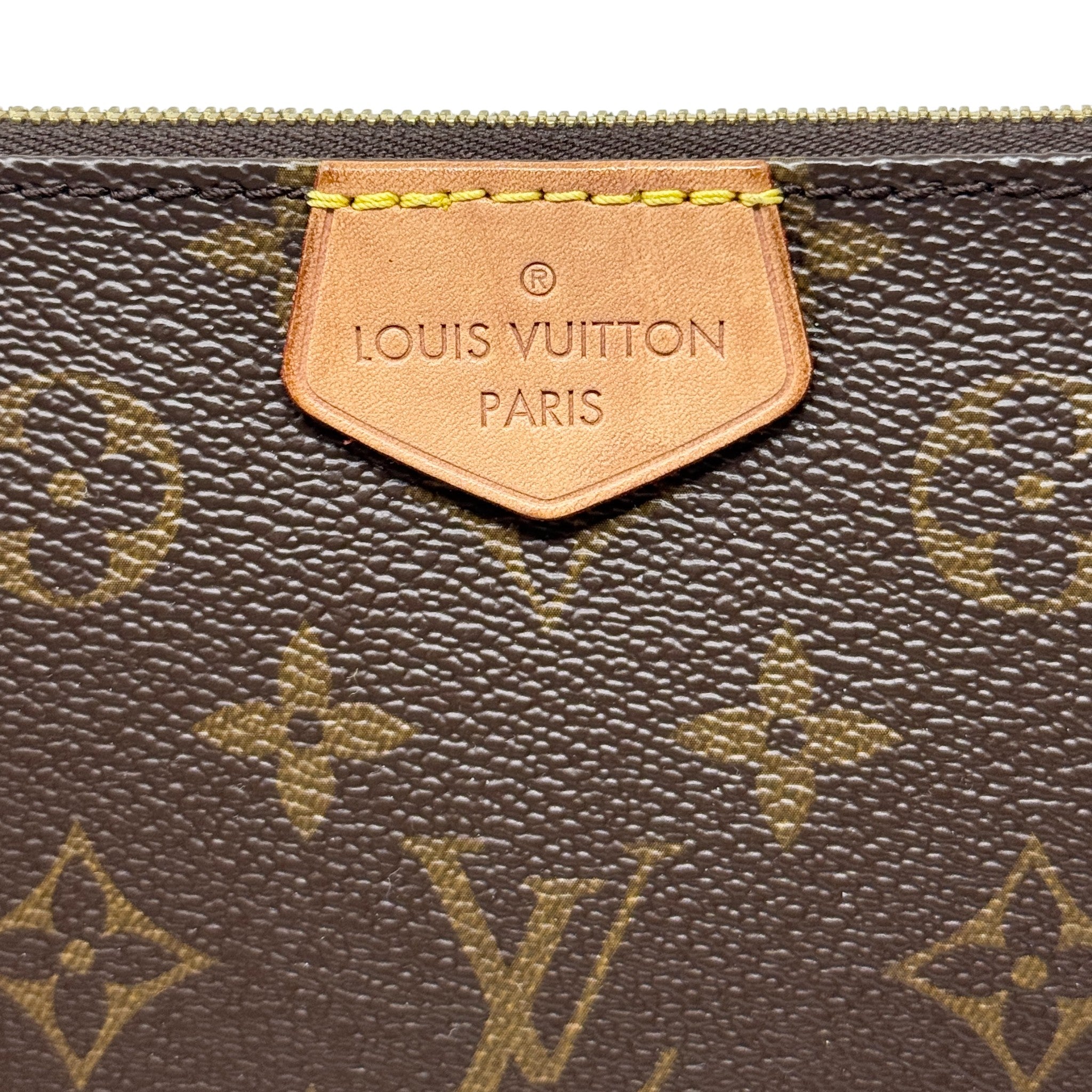 Louis Vuitton Khaki Monogram Multi Pochette