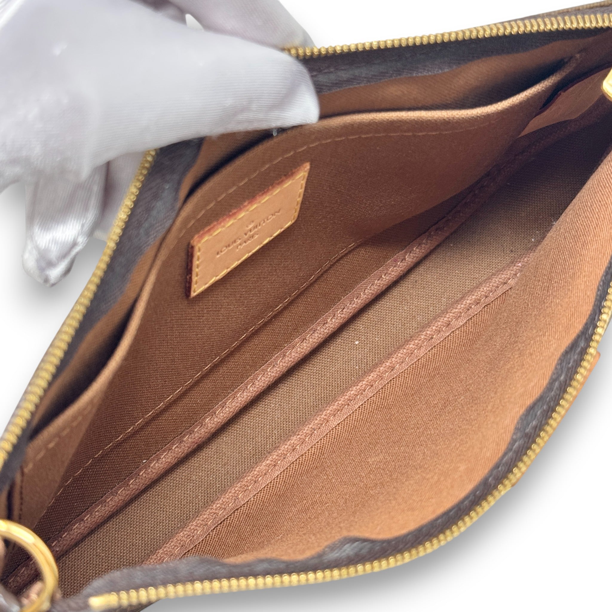 Louis Vuitton Khaki Monogram Multi Pochette