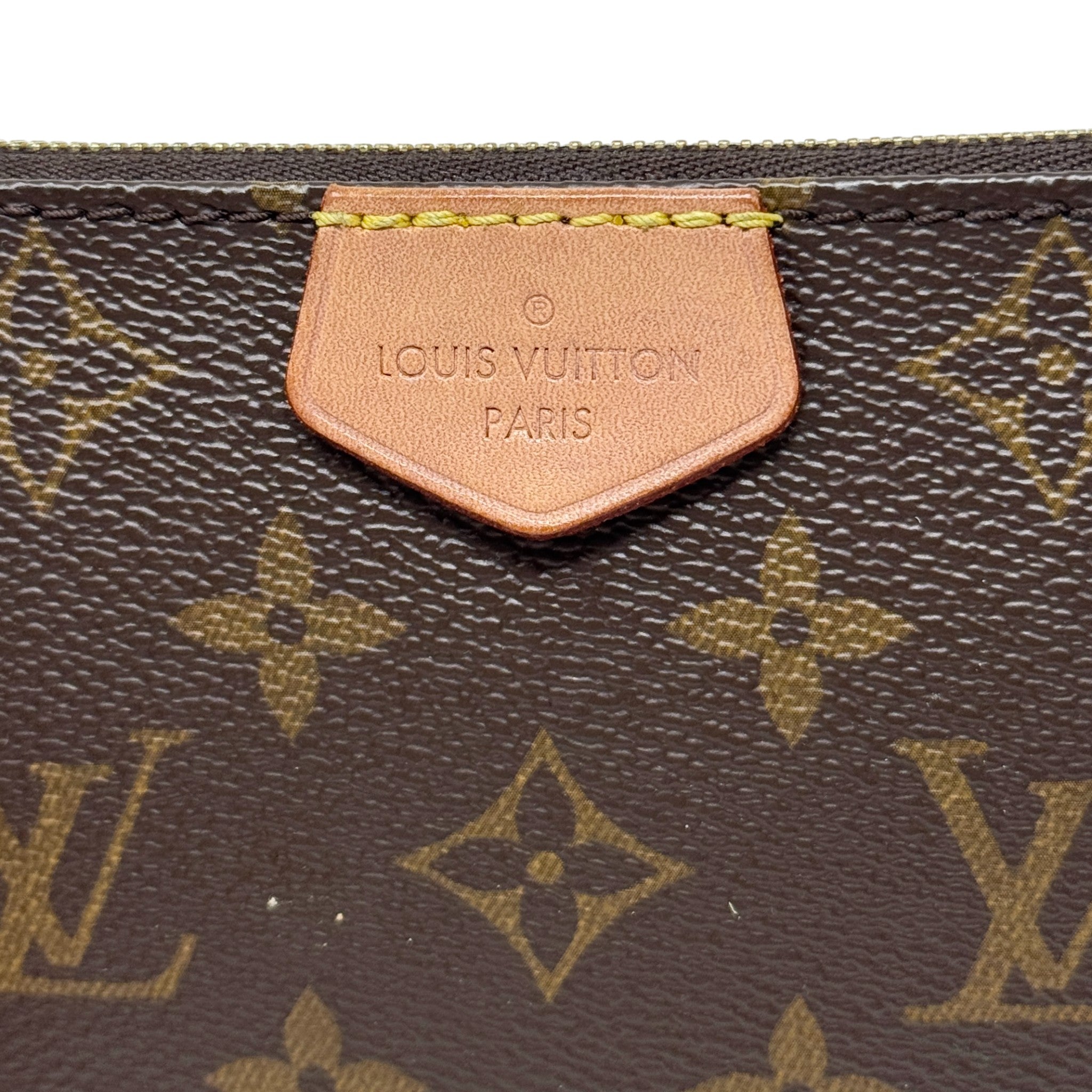 Louis Vuitton Khaki Monogram Multi Pochette