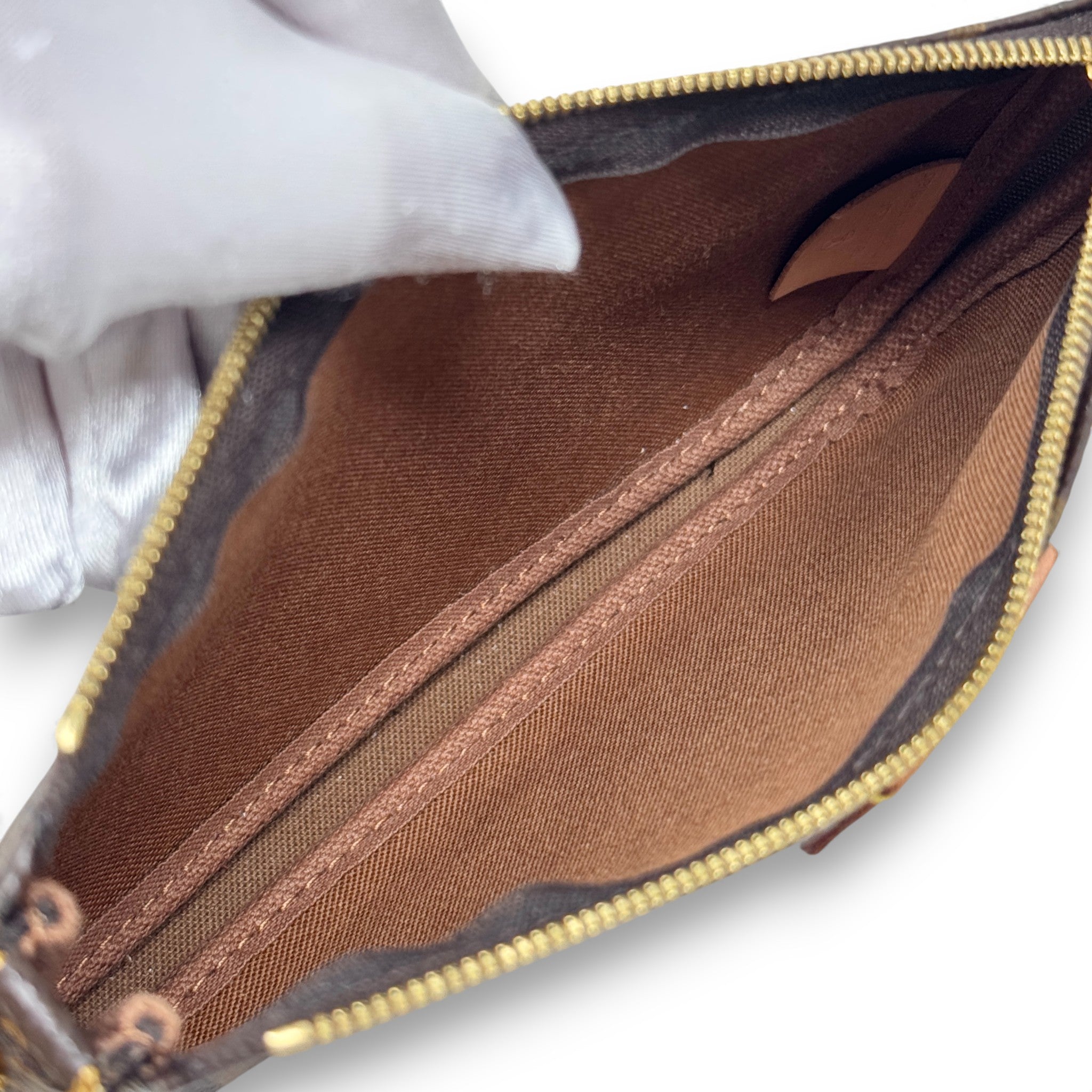 Louis Vuitton Khaki Monogram Multi Pochette