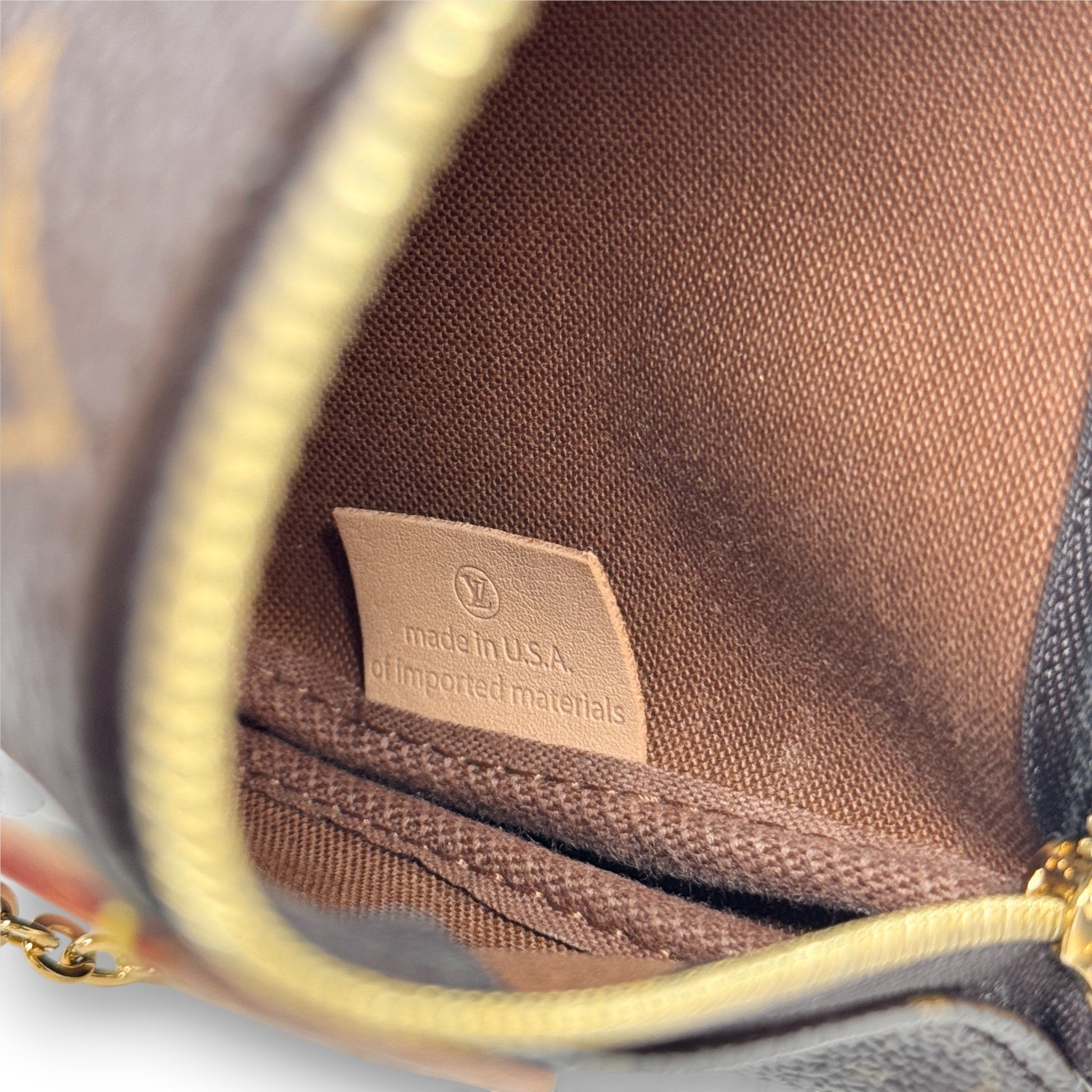 Louis Vuitton Khaki Monogram Multi Pochette