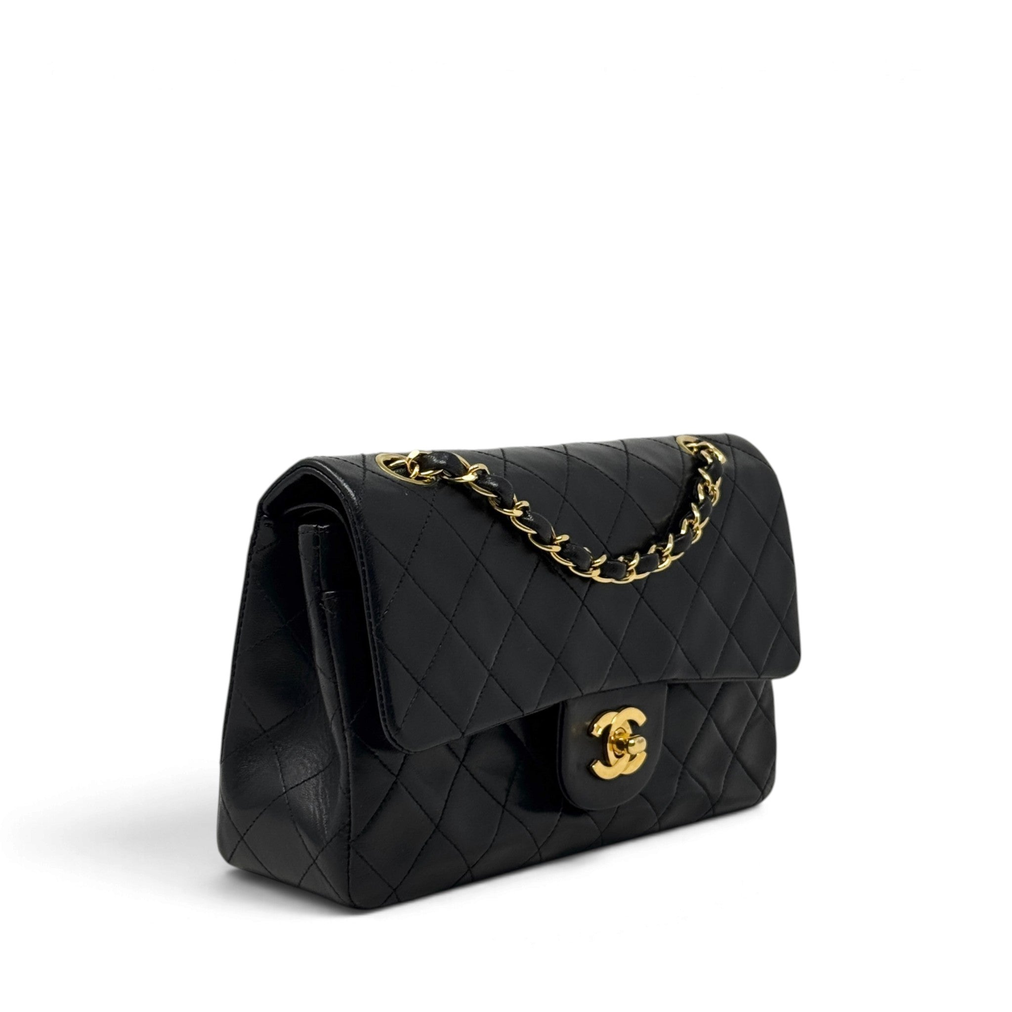 Chanel Black Small Vintage Classic Flap