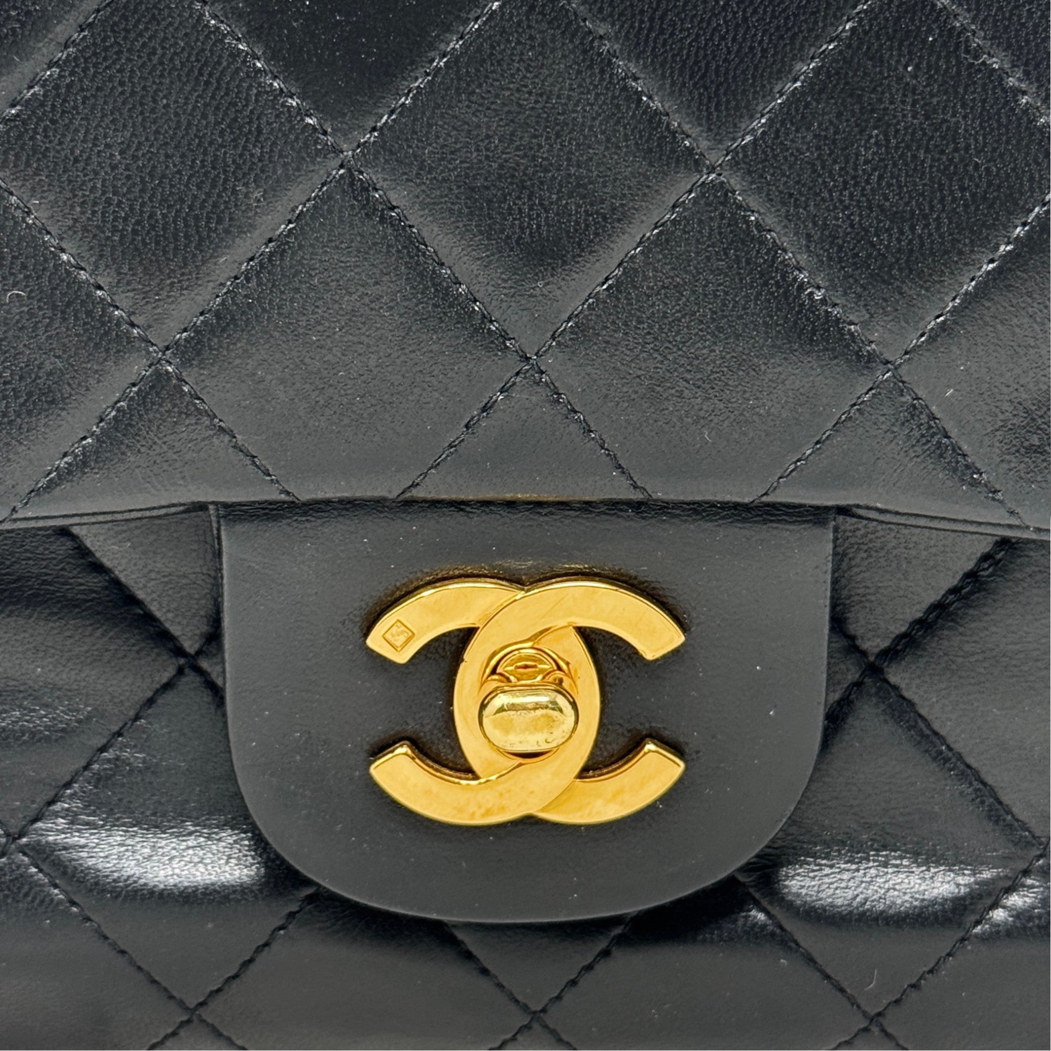 Chanel Black Small Vintage Classic Flap