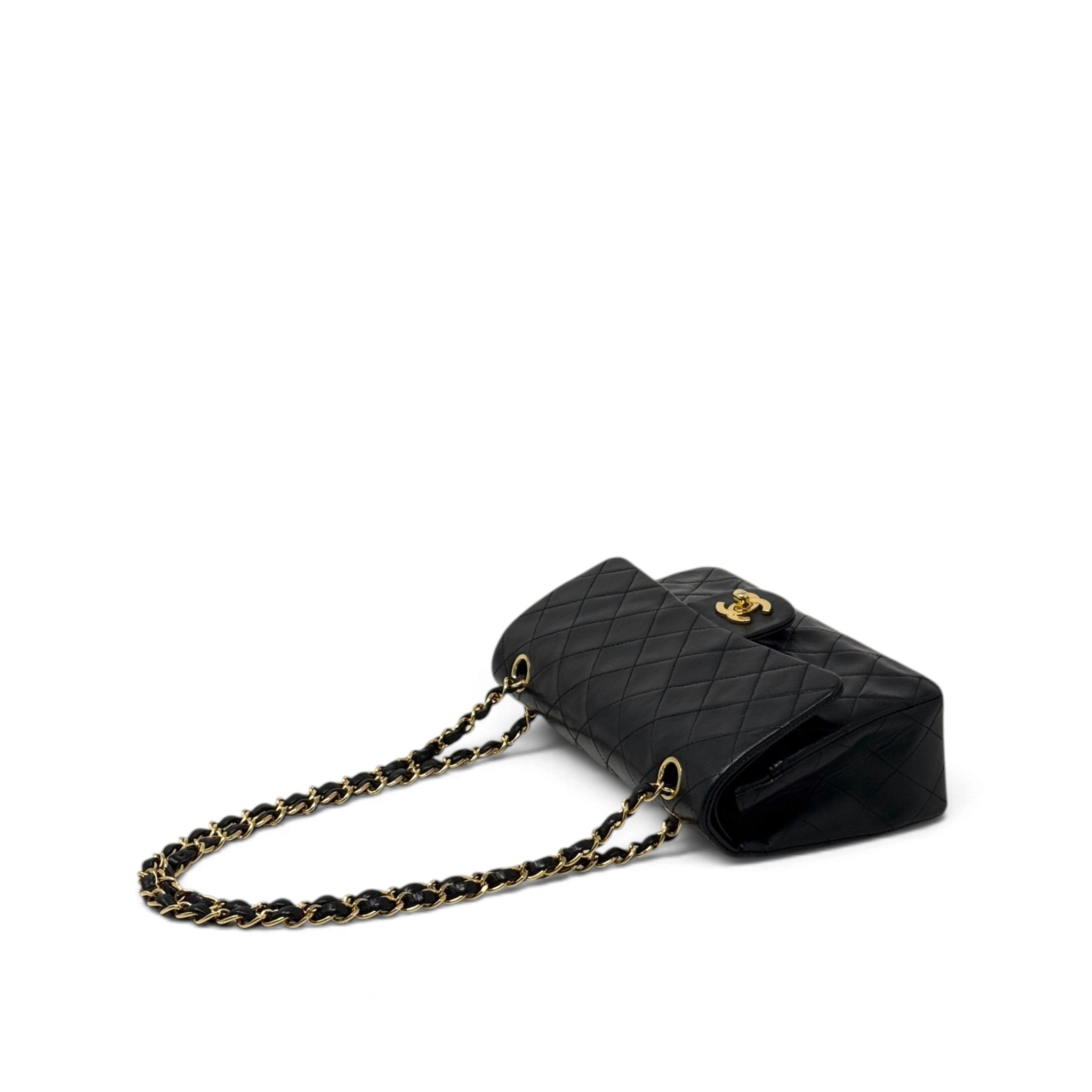 Chanel Black Small Vintage Classic Flap