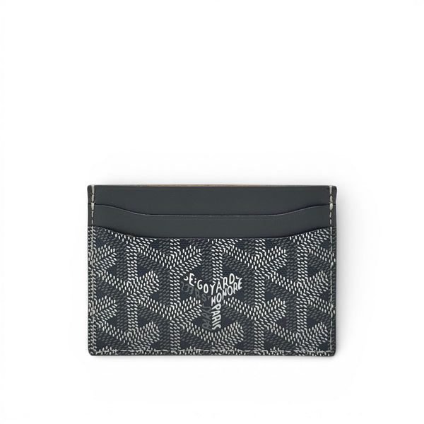 Goyard Grey Saint Sulpice Goyardine Card Holder | Jadore Couture