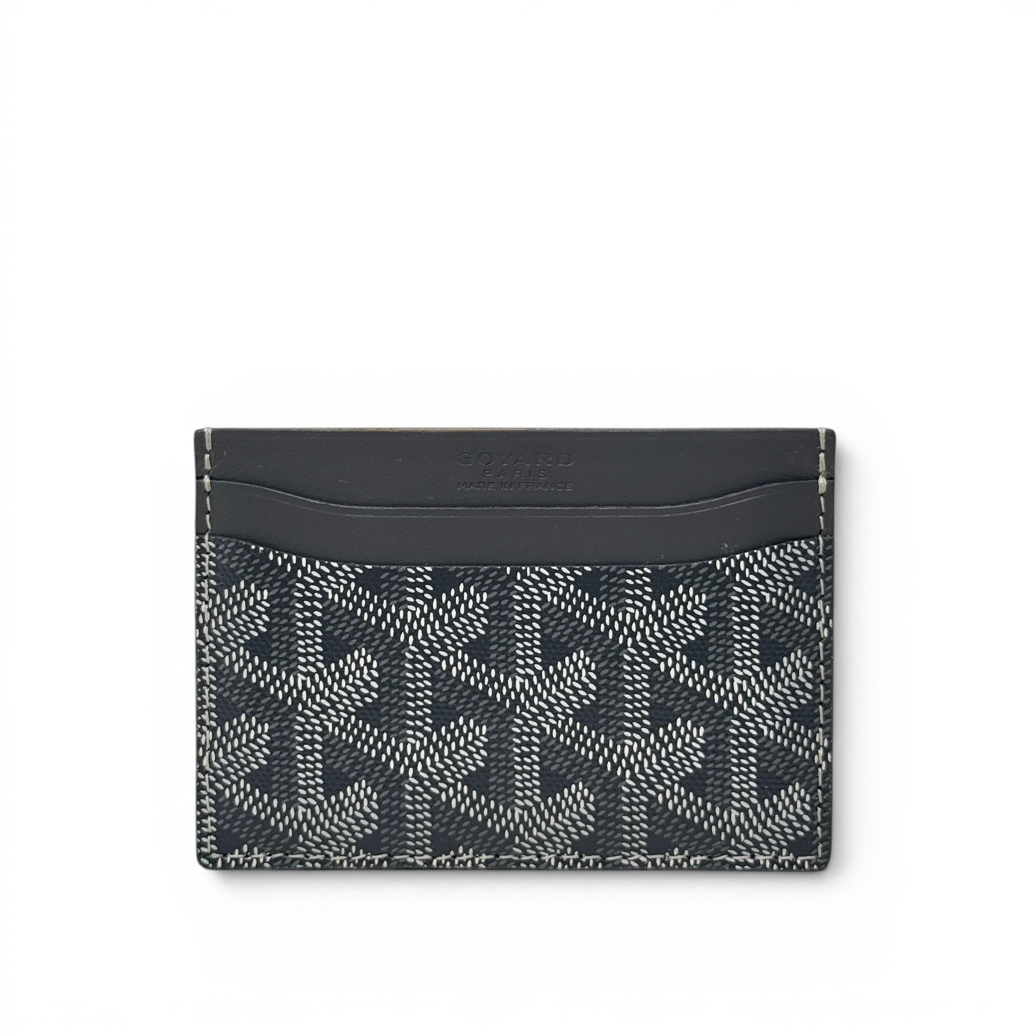 Goyard Grey Saint Sulpice Goyardine Card Holder