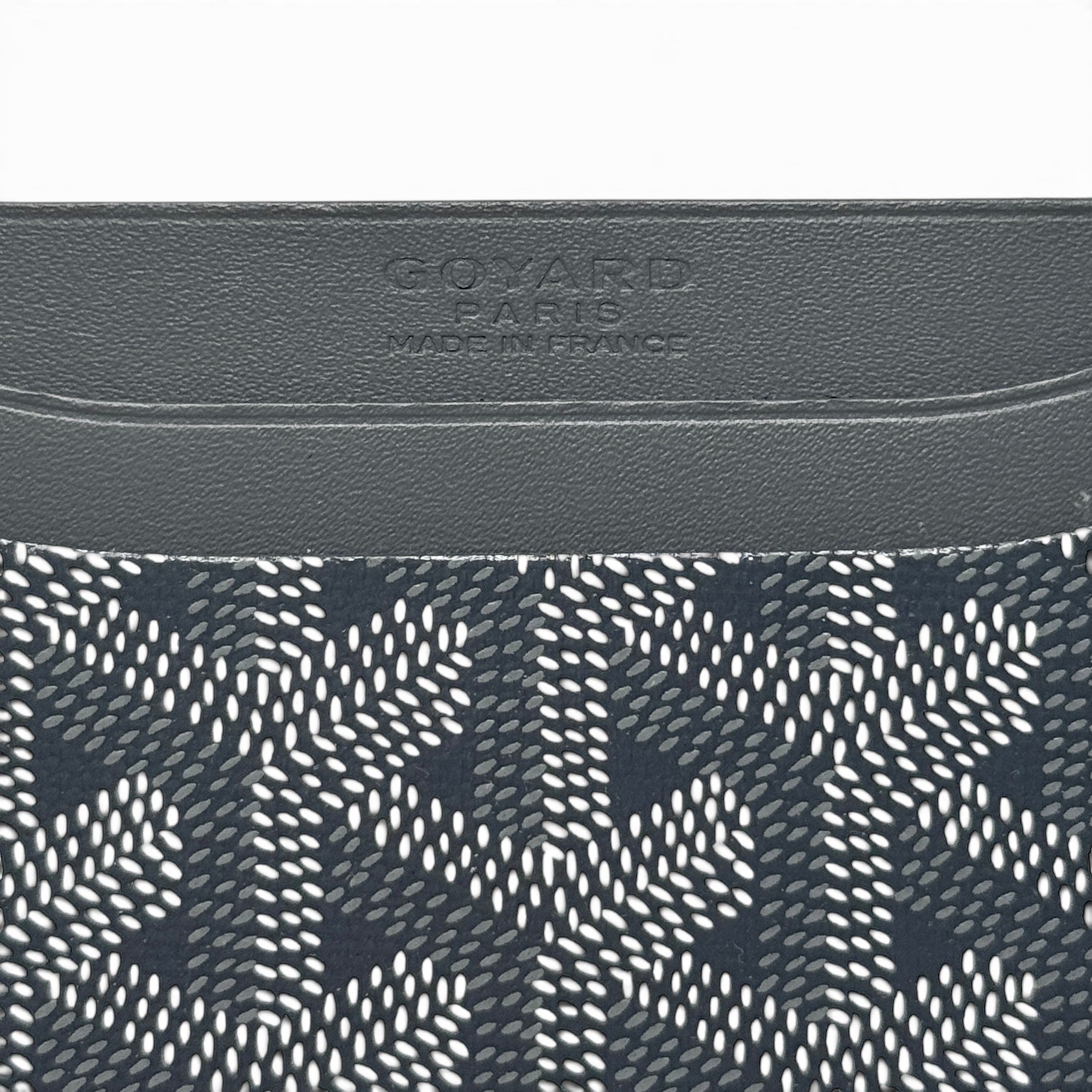 Goyard Grey Saint Sulpice Goyardine Card Holder