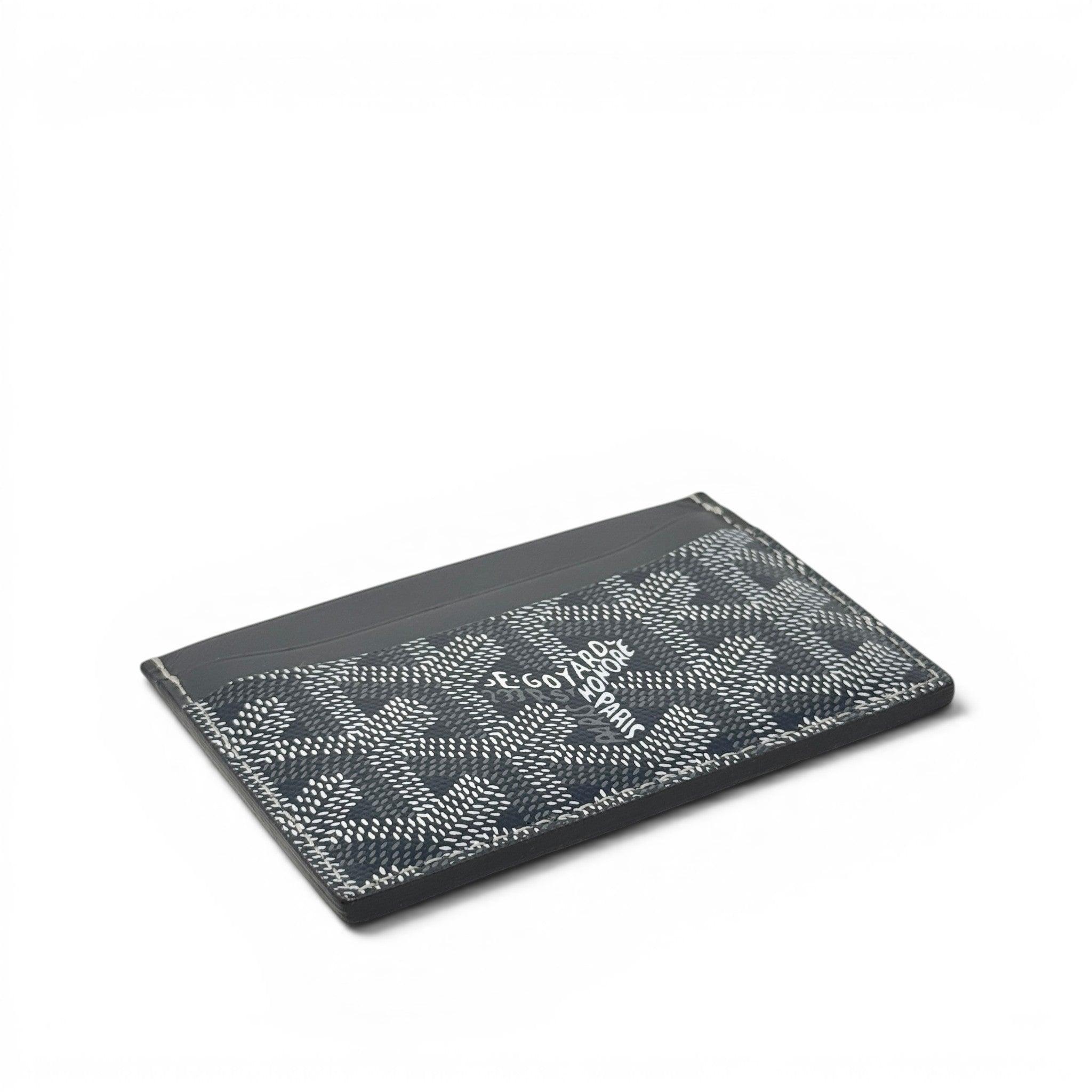 Goyard Grey Saint Sulpice Goyardine Card Holder
