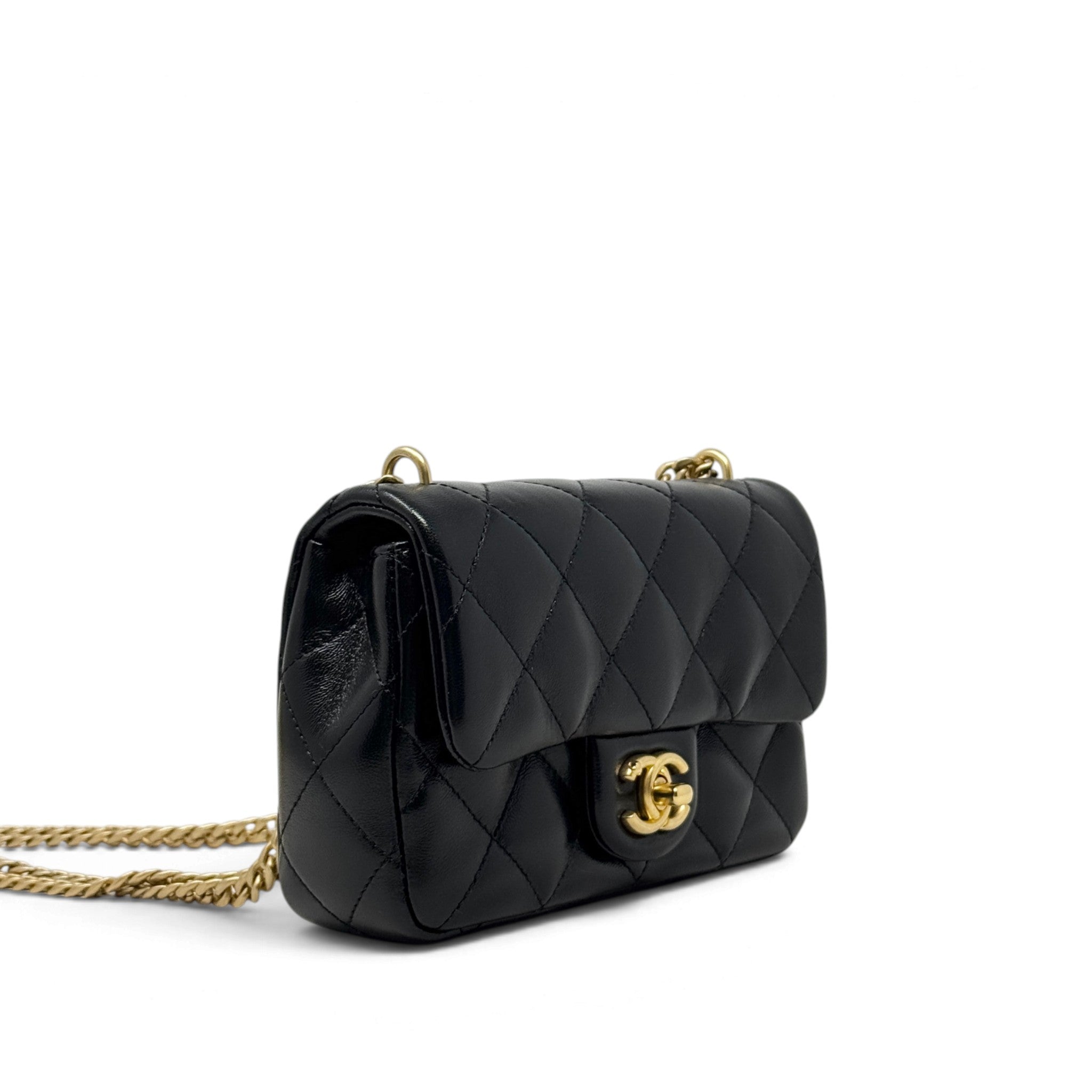 Chanel Black Sweetheart Crush Mini Flap