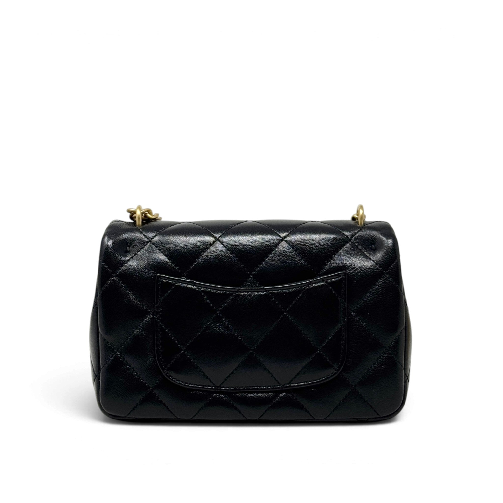 Chanel Black Sweetheart Crush Mini Flap