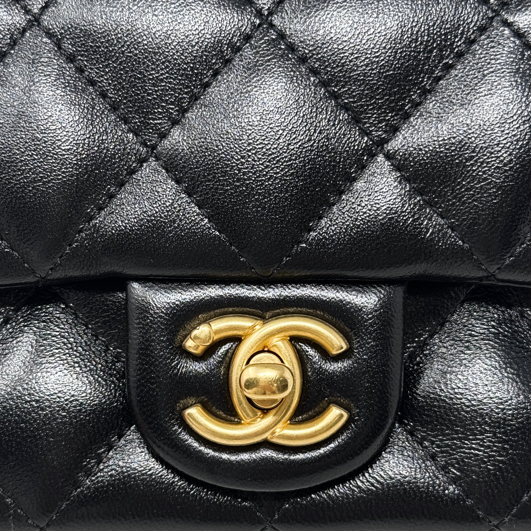 Chanel Black Sweetheart Crush Mini Flap