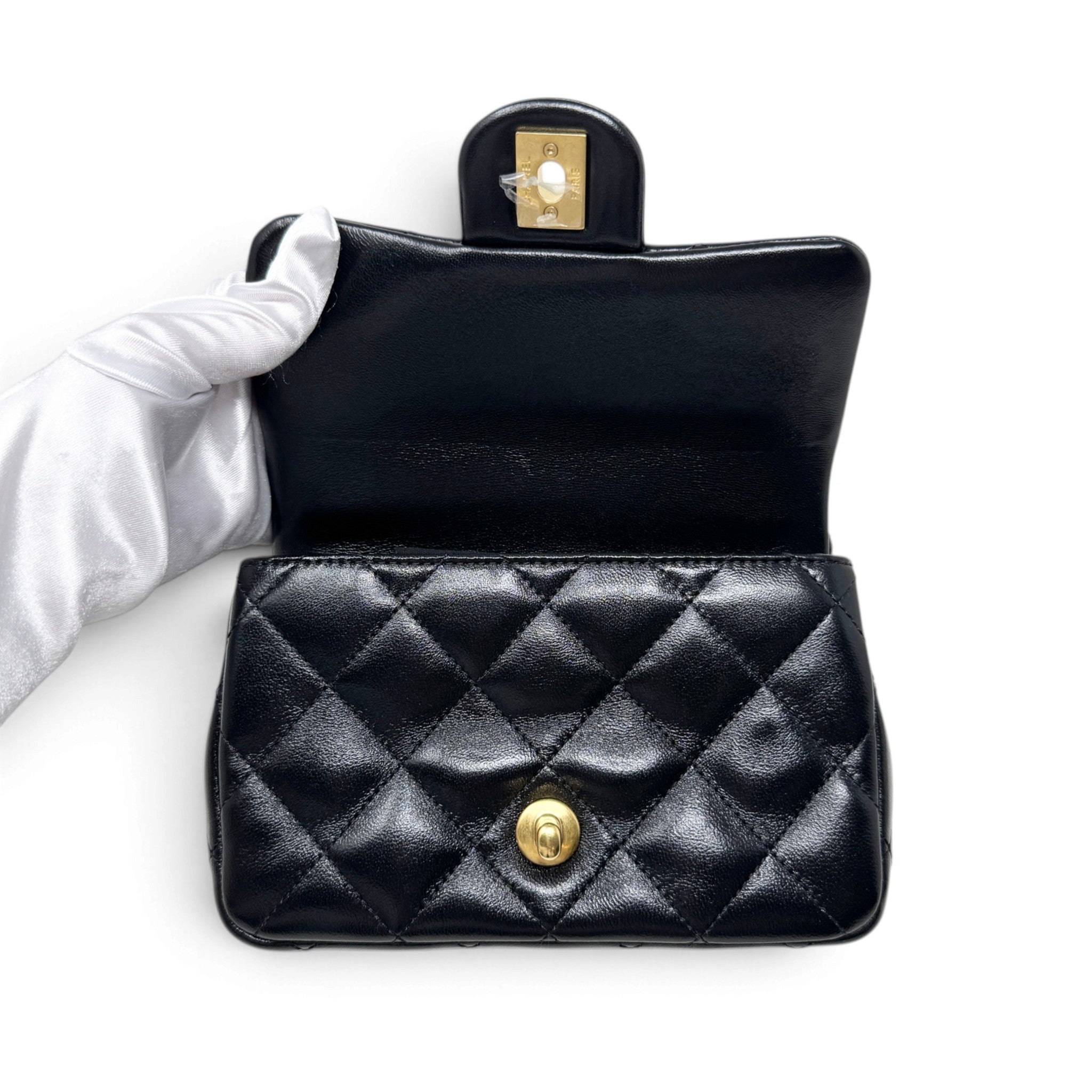 Chanel Black Sweetheart Crush Mini Flap