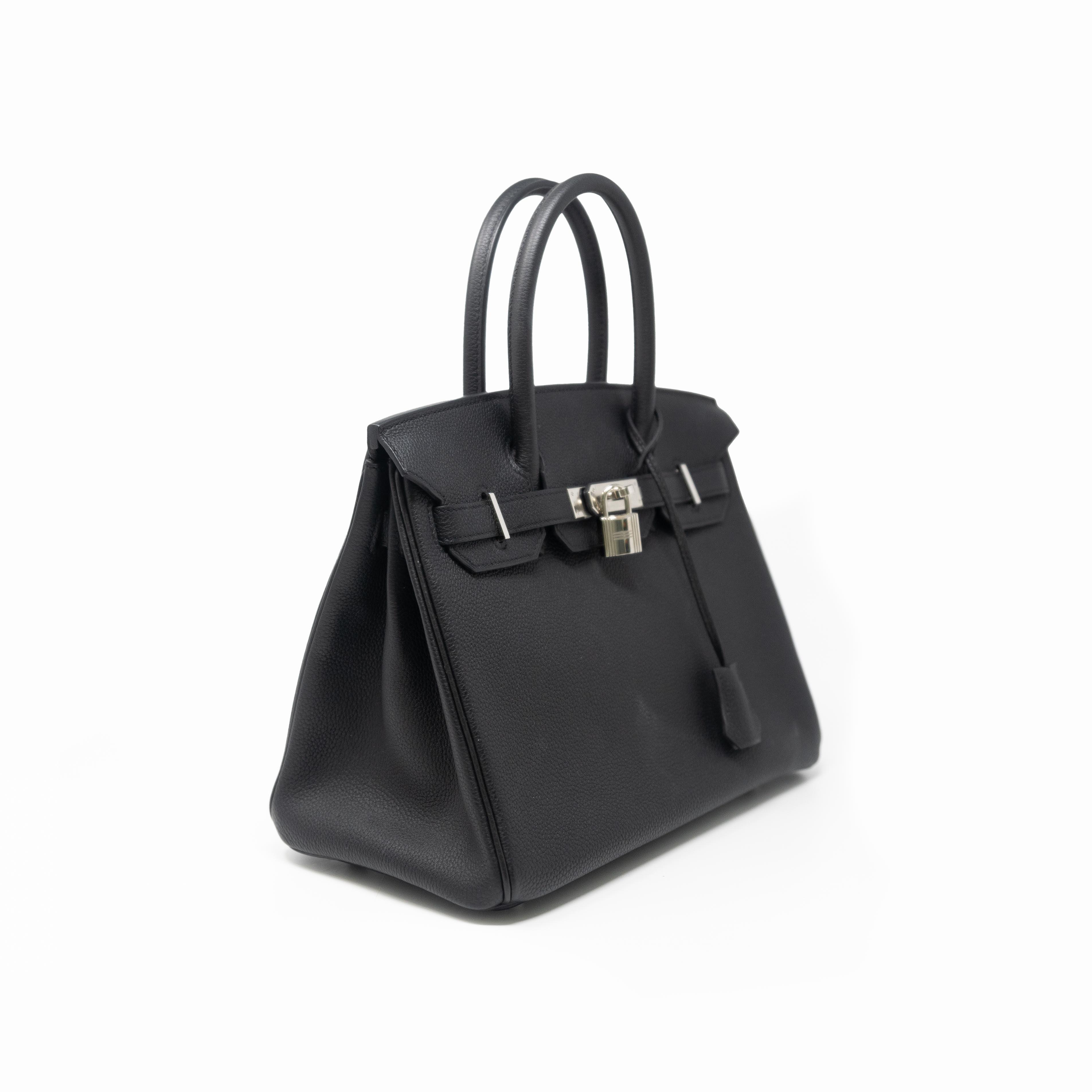 Hermes Noir Togo Birkin 30