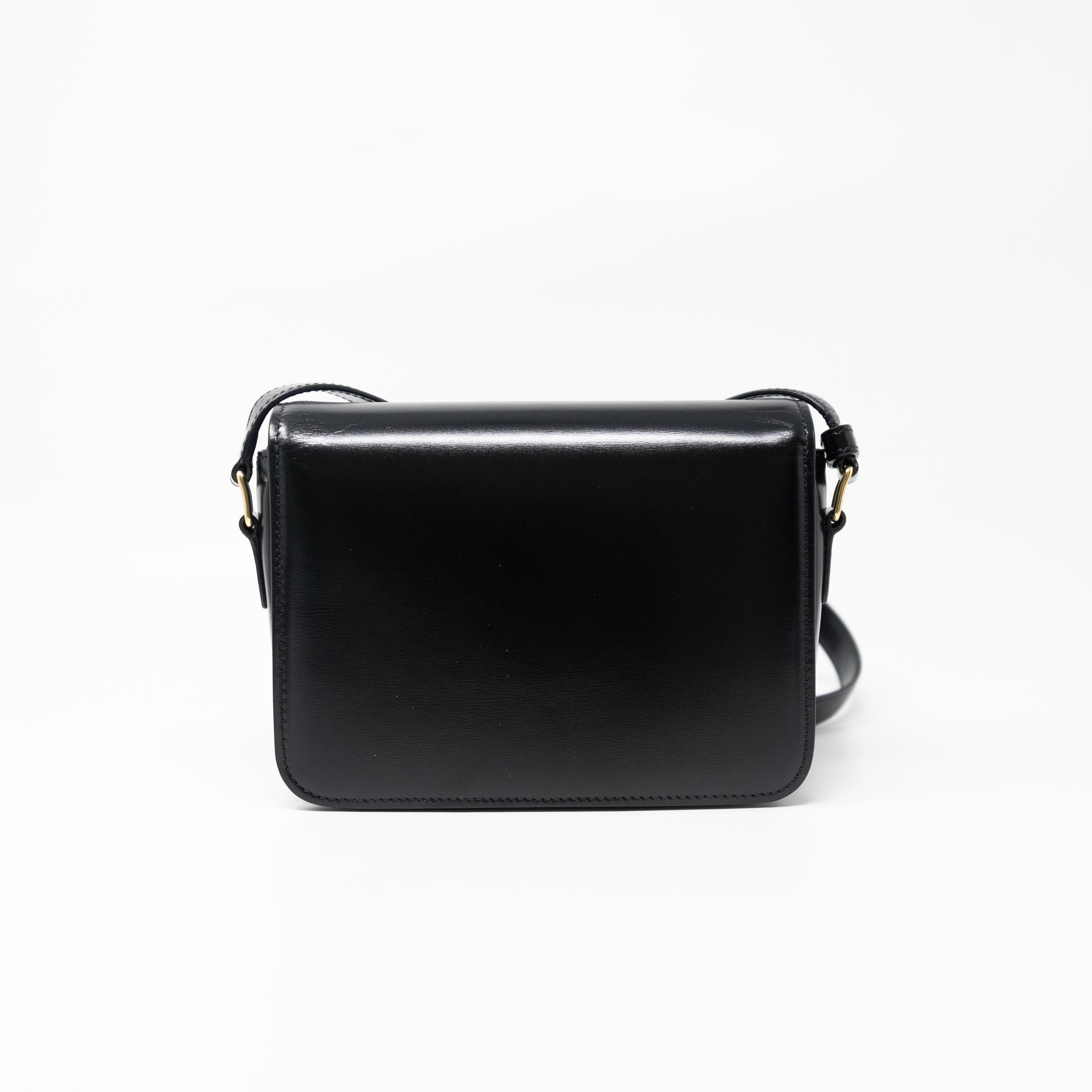 Celine Black Teen Triomphe Bag