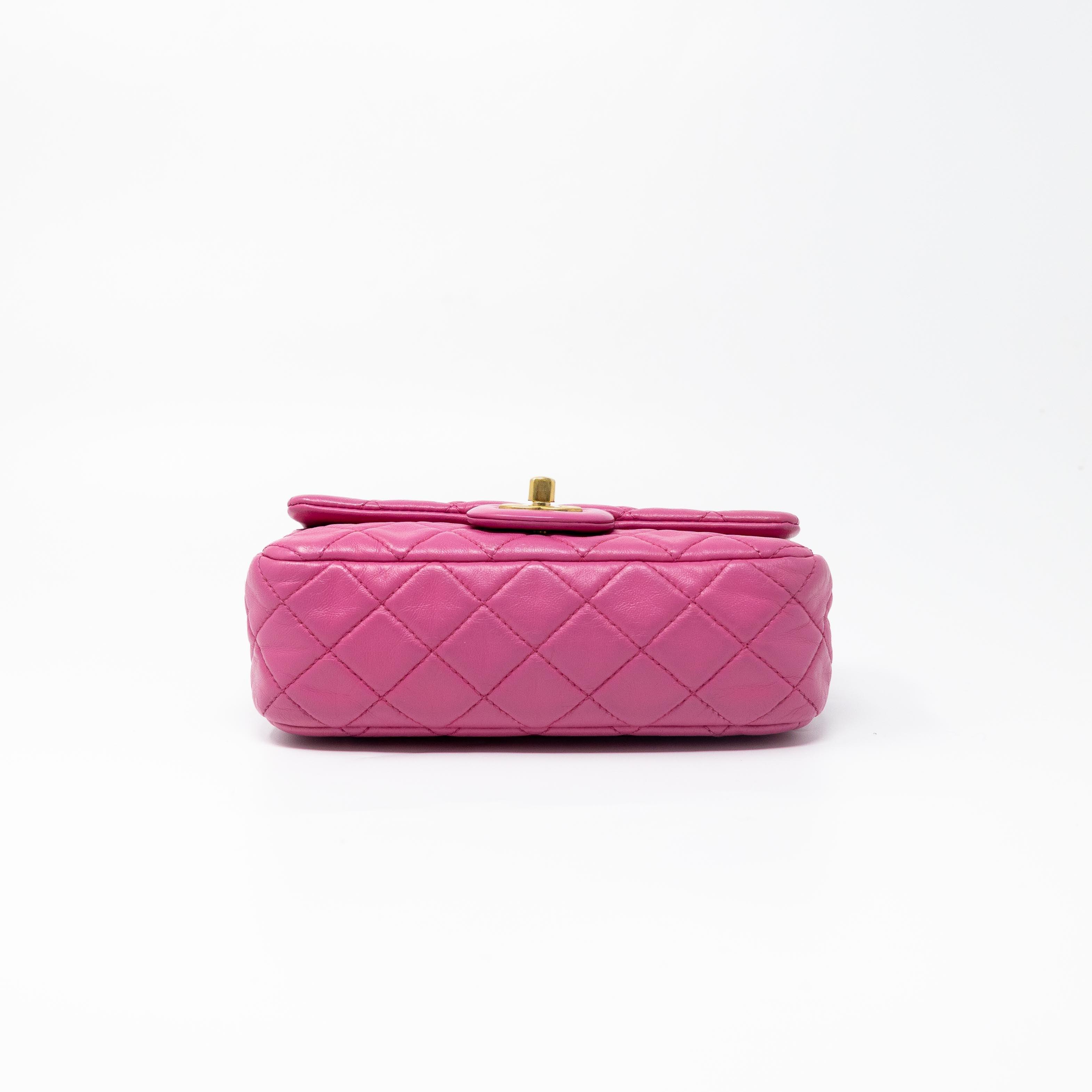 Chanel Pink Mini Pearl Crush Flap