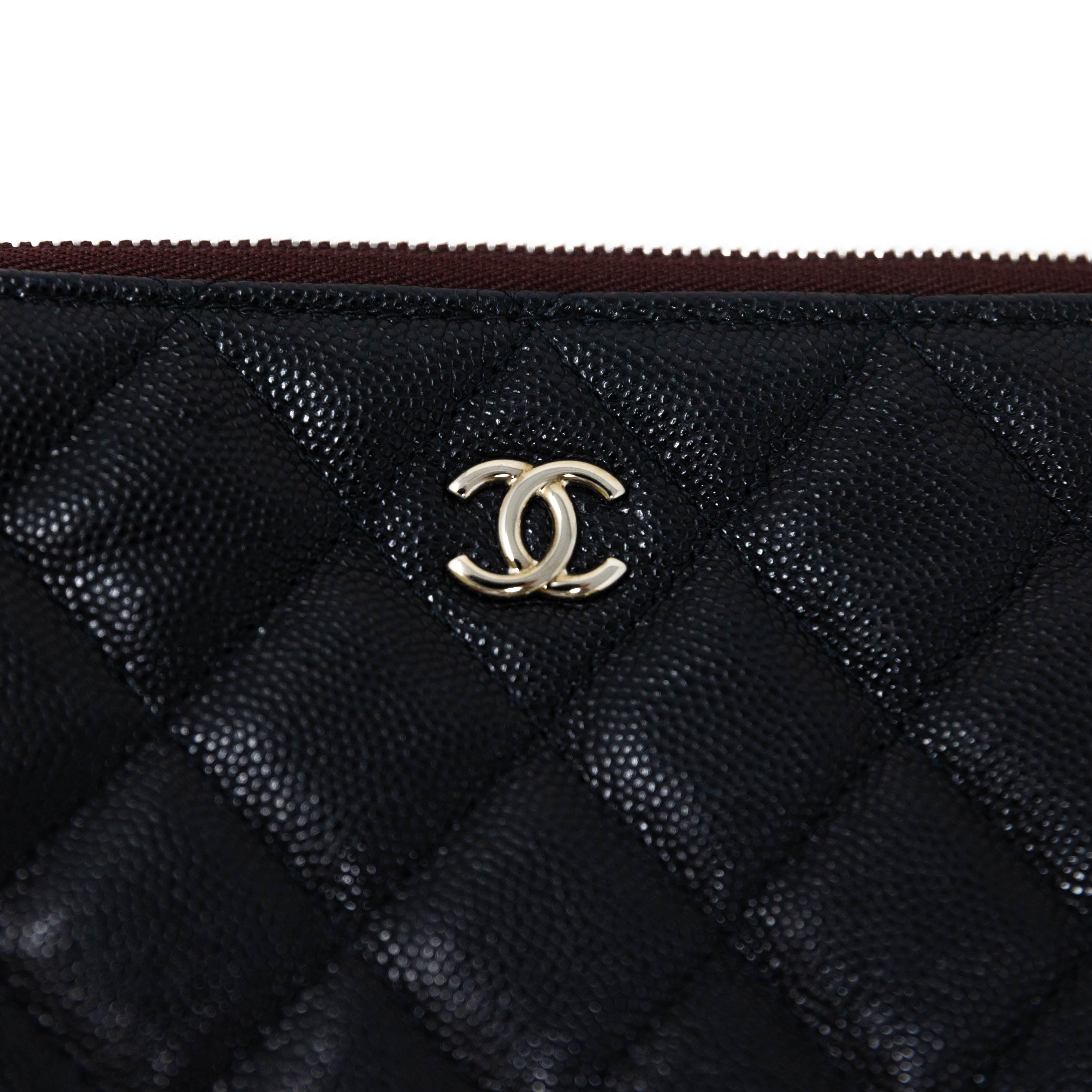 Chanel Black Medium O Case Pouch