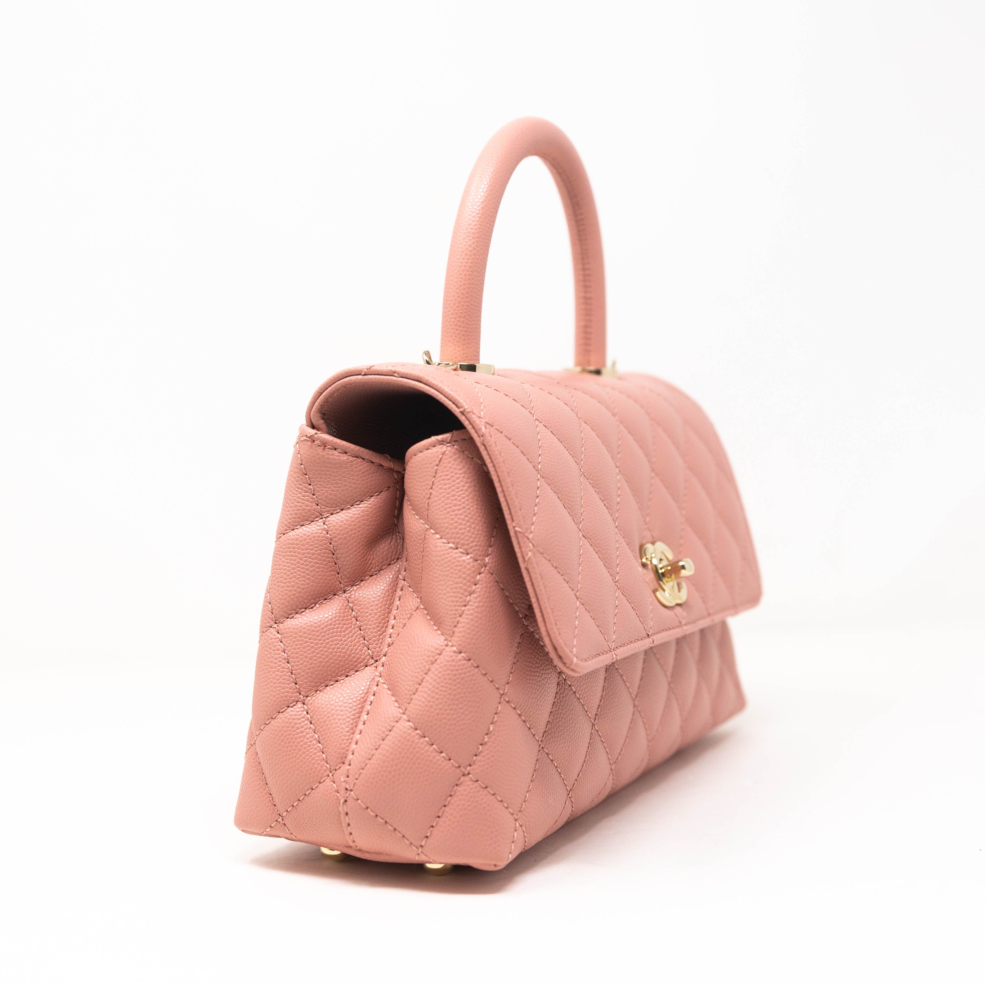 Chanel Pink Small Coco Handle