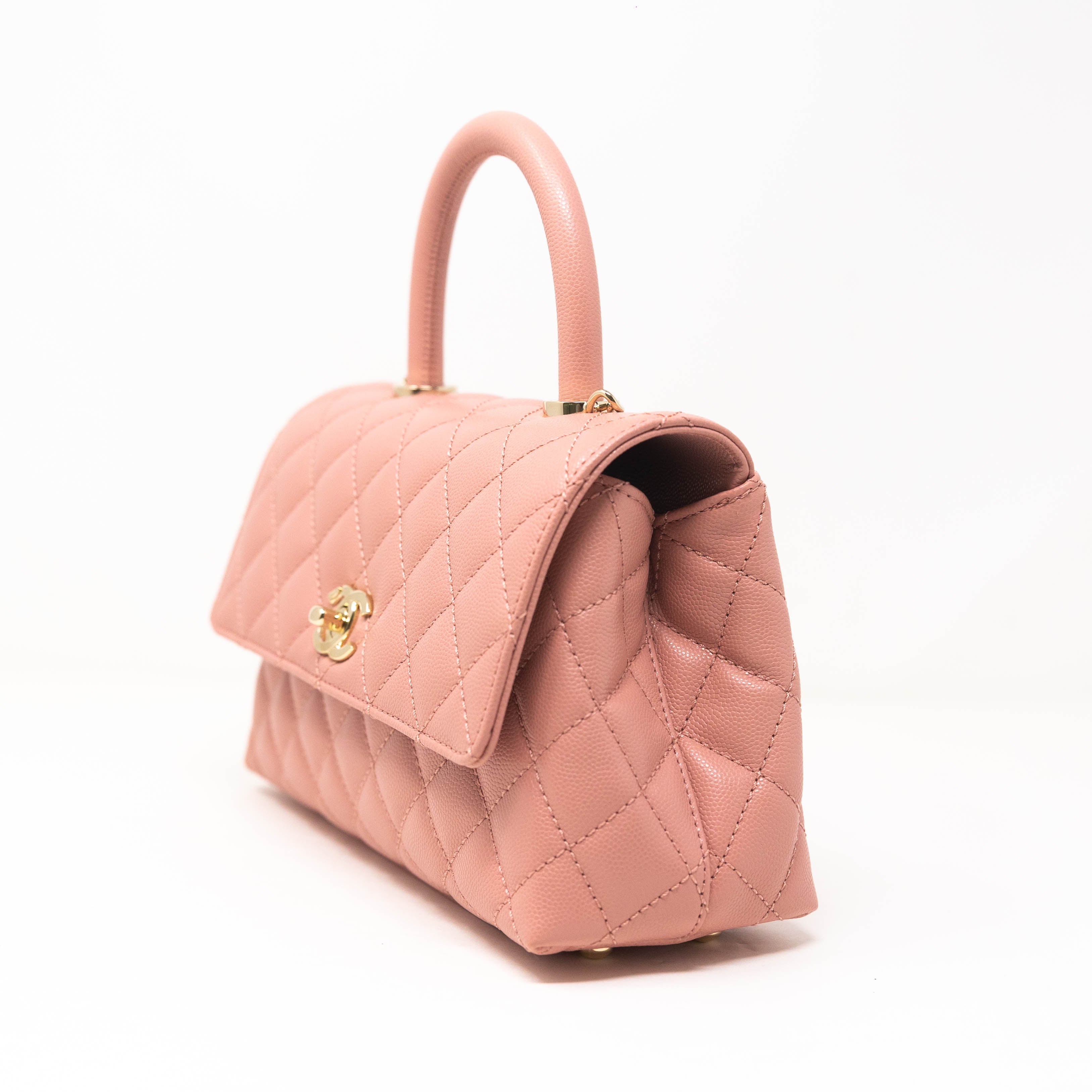 Chanel Pink Small Coco Handle