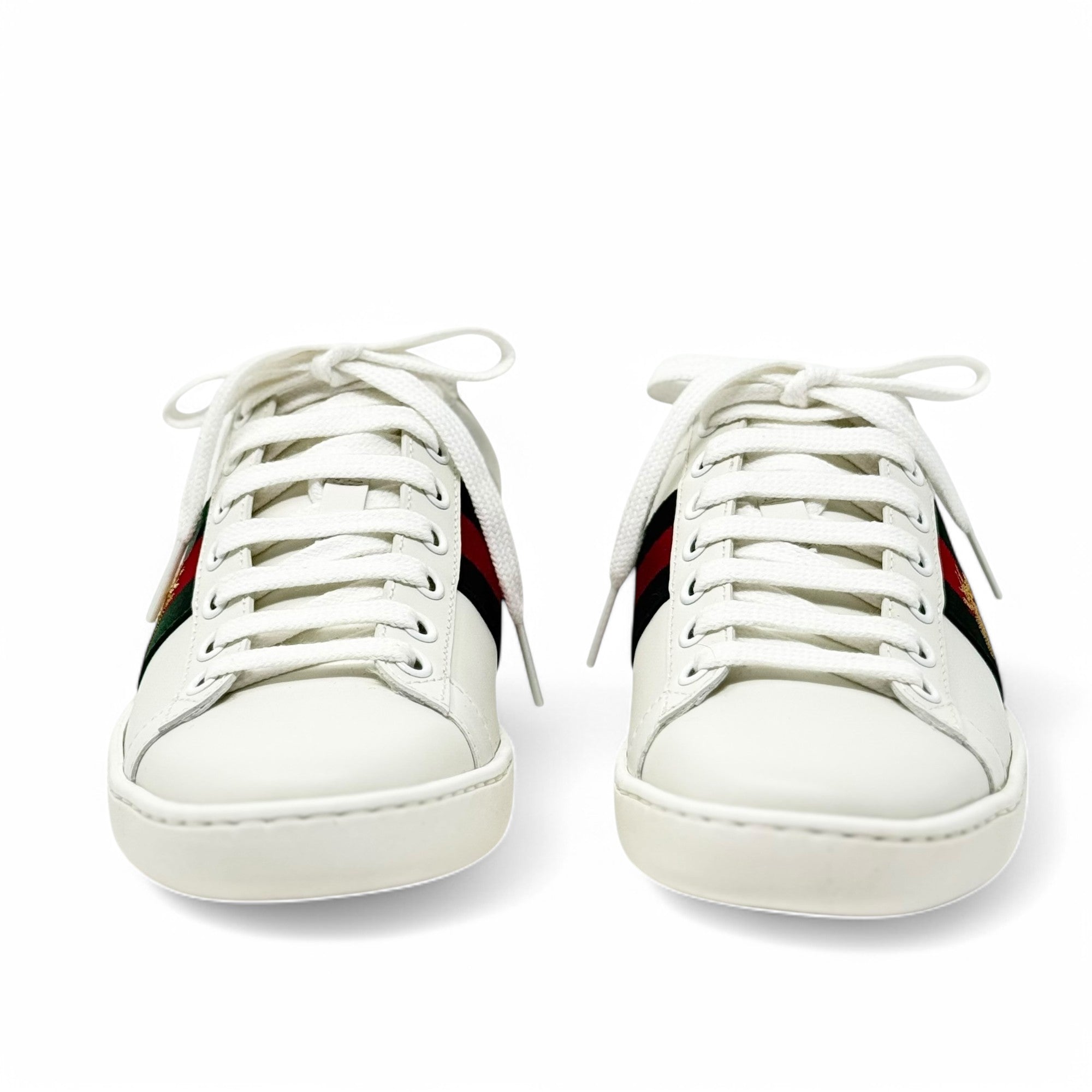 Gucci White Ace Sneakers 34.5