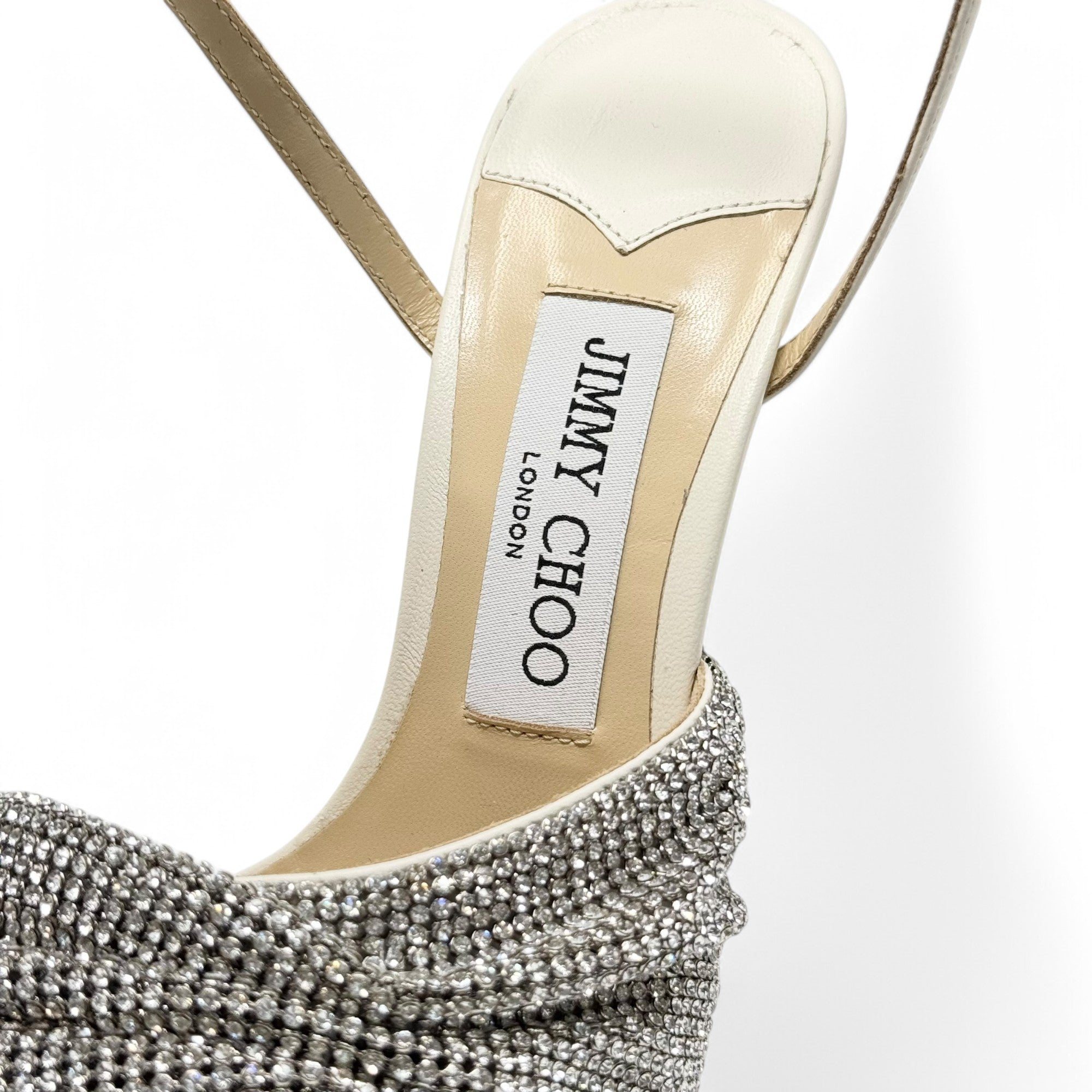 Jimmy Choo Latte Naria Sandals 36