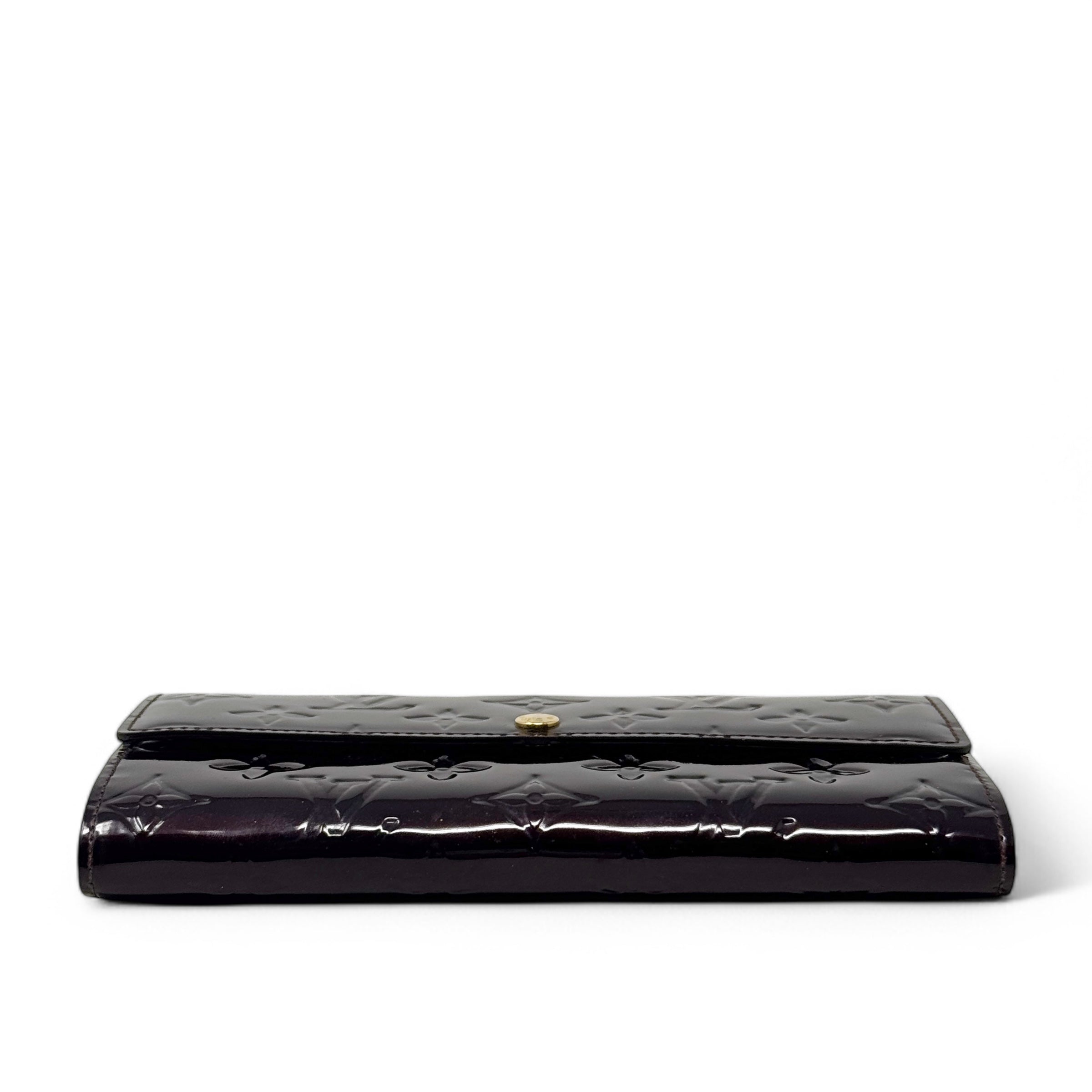 Louis Vuitton Amarante Vernis Sarah Wallet