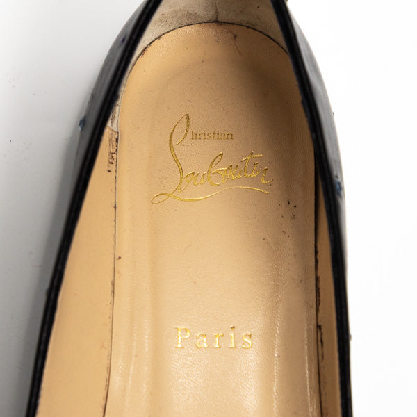 Christian Louboutin Black Degrastrass Flats 36.5